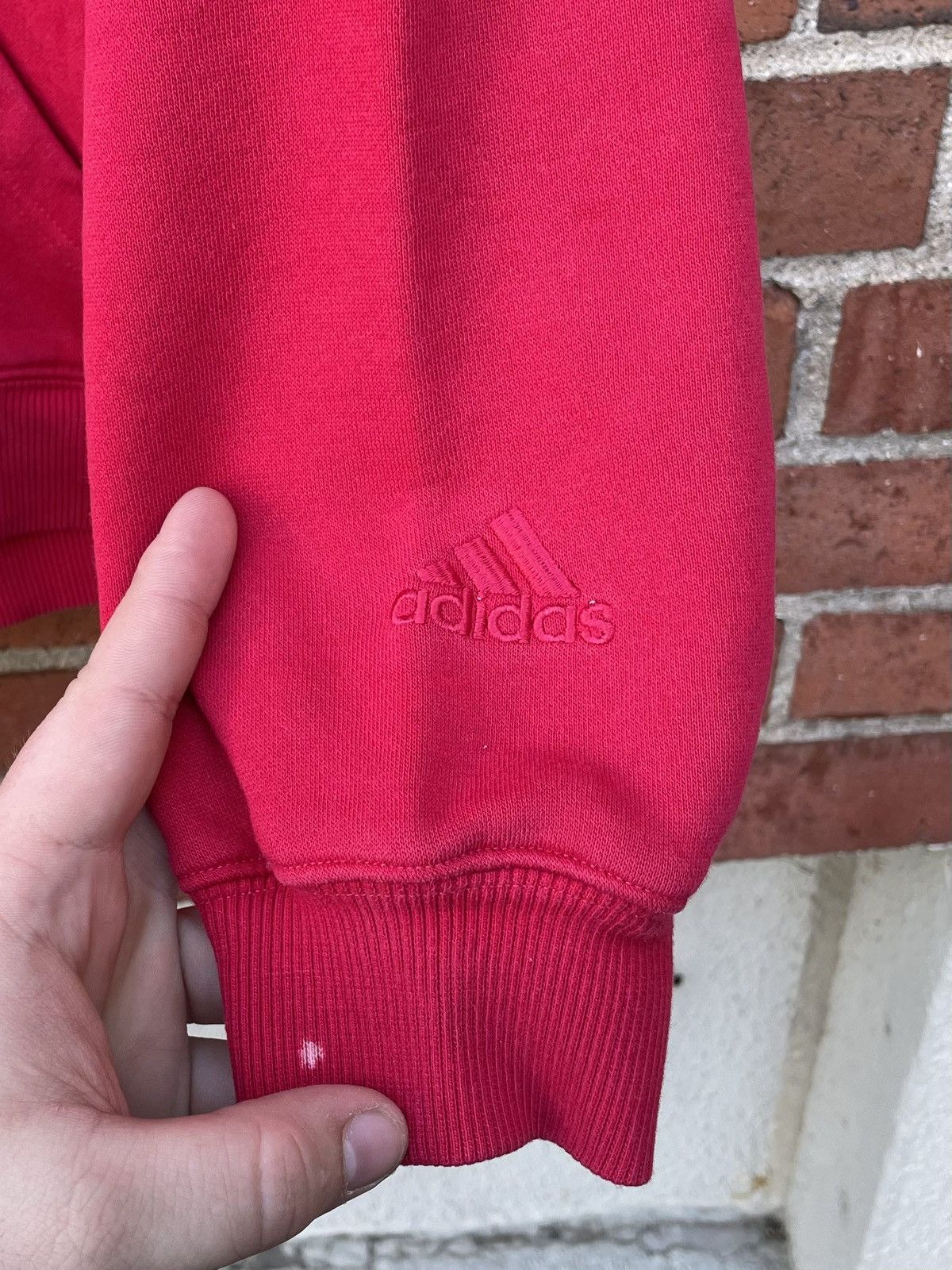 Adidas Vintage Y2k Adidas Big Logo Embroidered Pullover Hoodie Size US M / EU 48-50 / 2 - 3 Thumbnail
