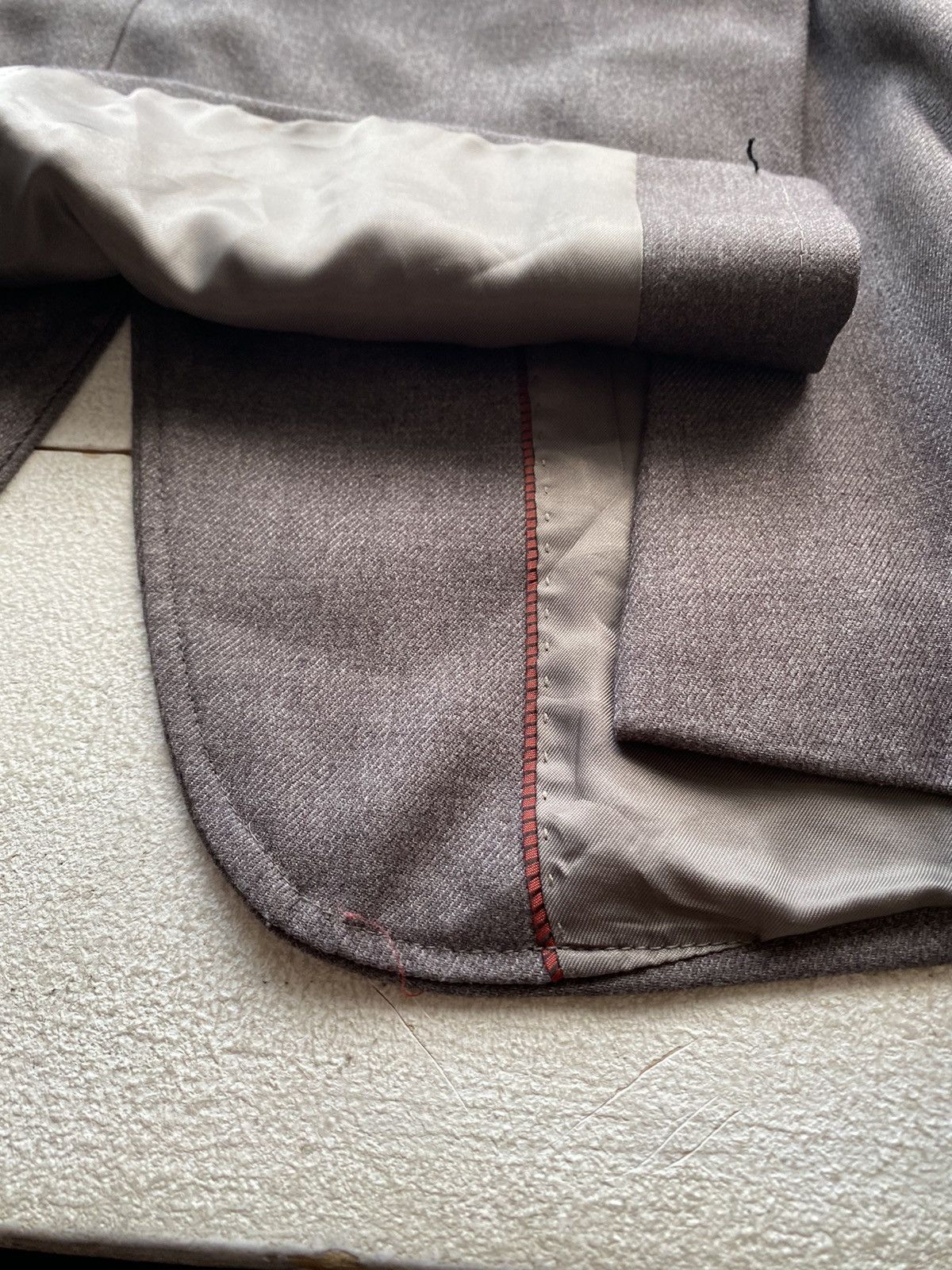 Comme des Garcons × Japanese Brand × Vintage Comme des Garcons Japanese Grey Mens 48 Blazer France Made Size 48R - 16 Thumbnail