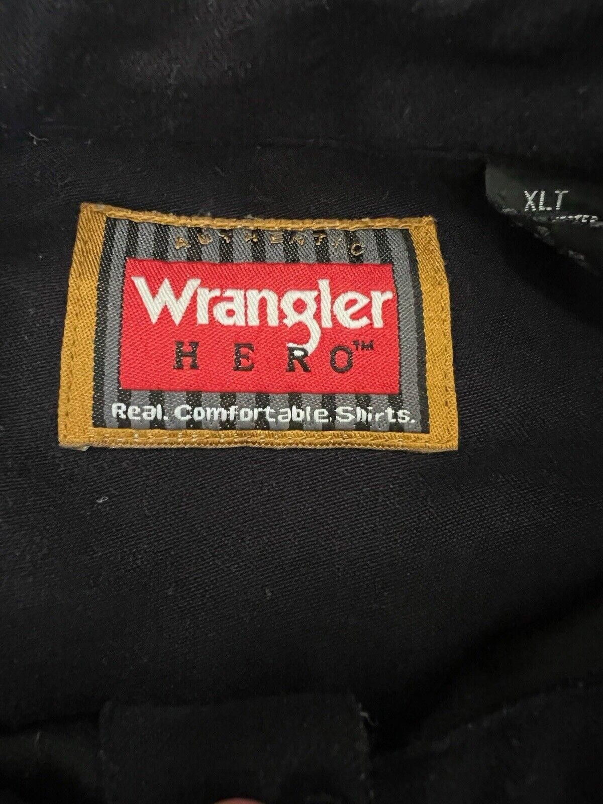 Wrangler Wrangler Hero Blue Bottom Up Long Sleeve Shirt Size XLT Size US M / EU 48-50 / 2 - 2 Thumbnail