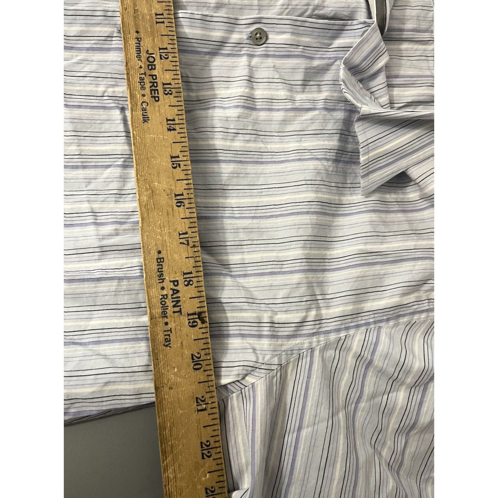 Banana Republic VINTAGE Banana Republic Non Iron Reg Fit Shirt Blue Striped L Men’s Slim Button-Up Casual Formal Business Size US L / EU 52-54 / 3 - 5 Thumbnail