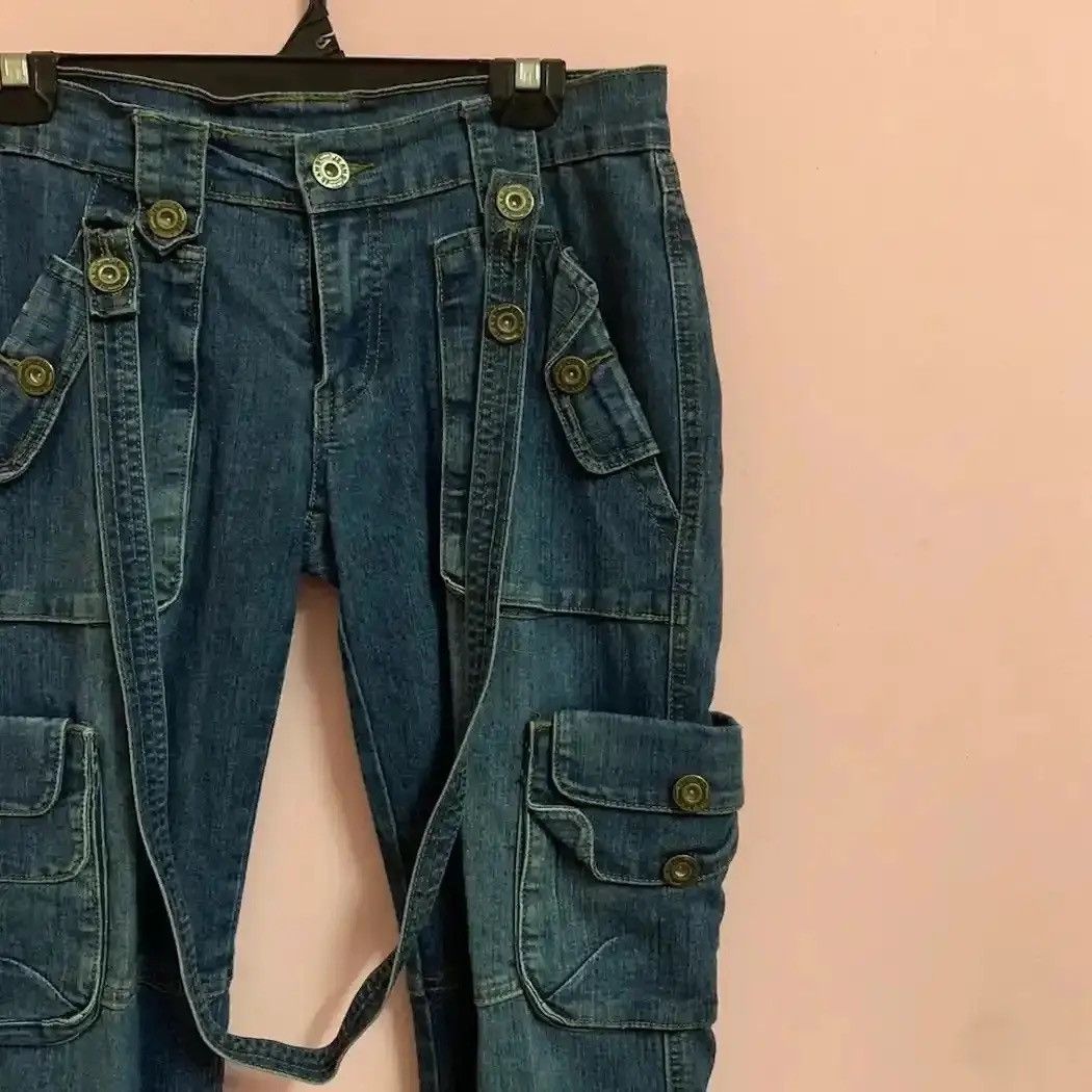 Edition Japan SICKS💥Japanese Vintage Jeans Bondage Punk Cargo Pants Size US 30 / EU 46 - 6 Thumbnail