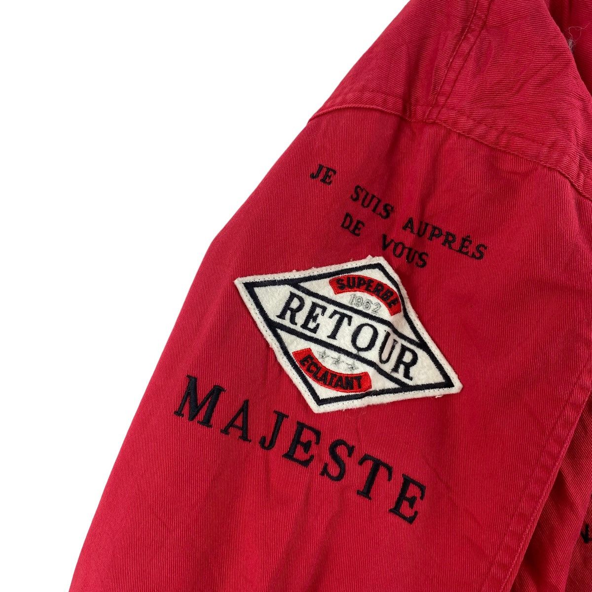 Other MEDITATION AUREOLE Embroidered Logo Red Windbreaker Coach Size US XXL / EU 58 / 5 - 5 Thumbnail