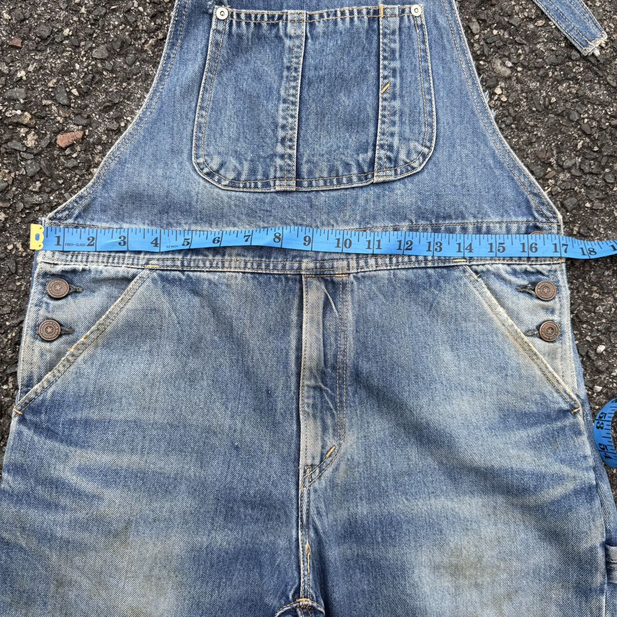 Johnbull VINTAGE 90' JOHN BULL OVERALL RUSTY DENIM JEAN PANTS Size US 34 / EU 50 - 6 Thumbnail