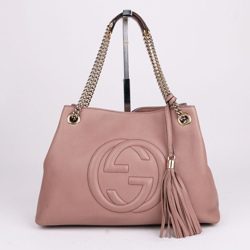 Gucci Tassel Shoulder Bag in Light Beige Size ONE SIZE - 1 Thumbnail