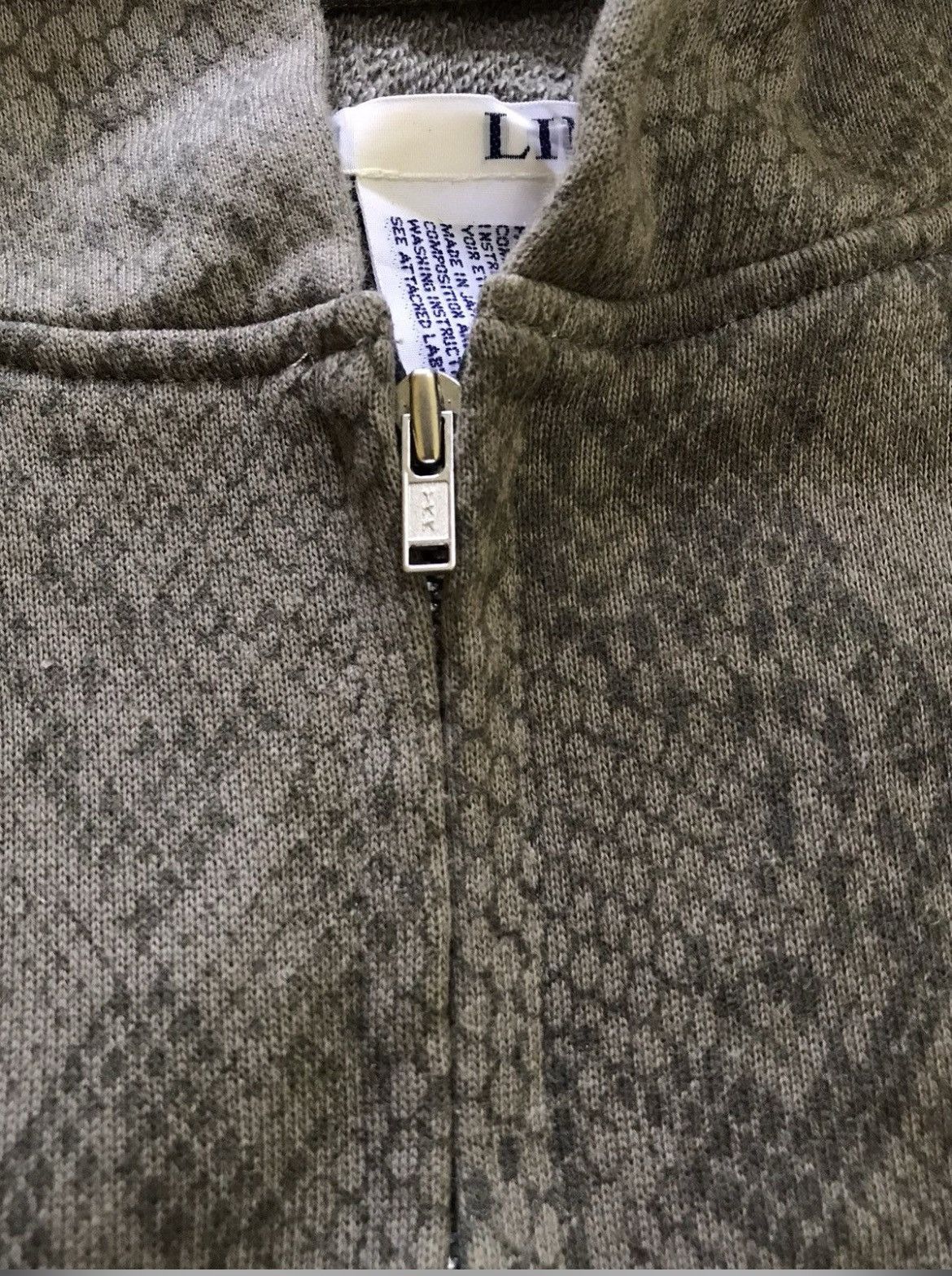 Yohji Yamamoto Lemi Feu Snake Skin Design Overprint Zipped Hoodie Size S / US 4 / IT 40 - 6 Thumbnail