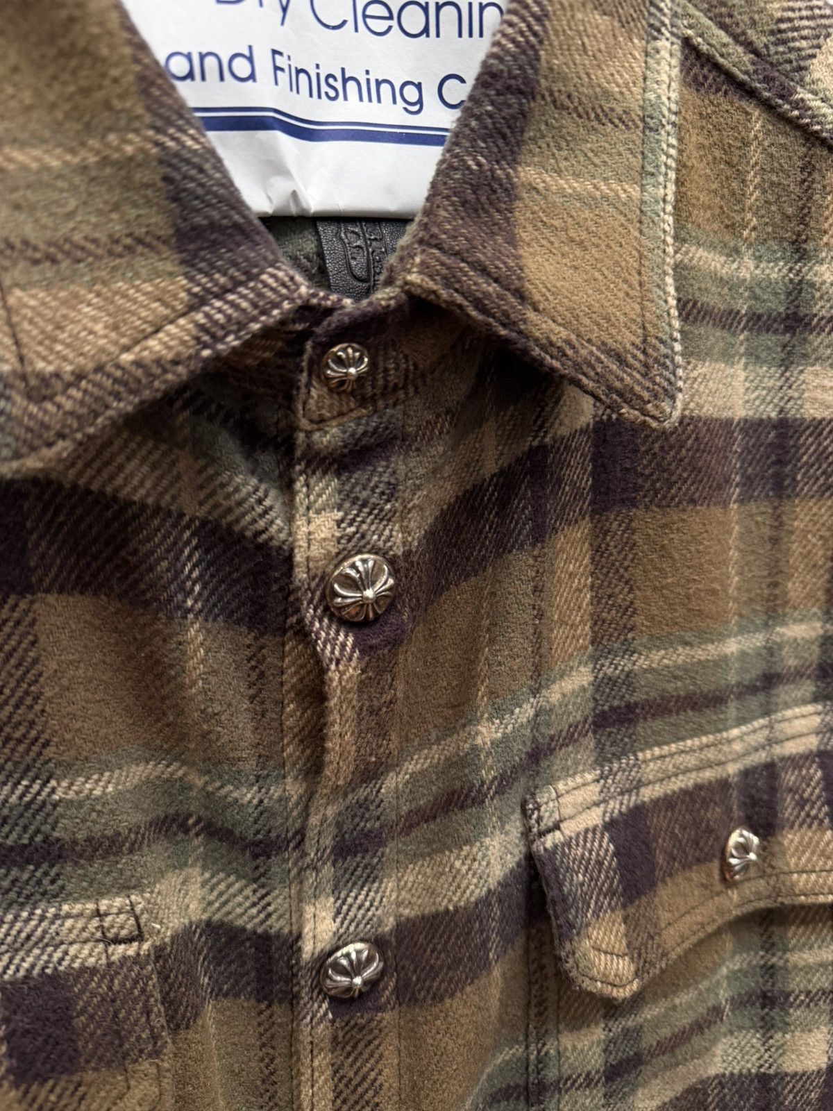 Chrome Hearts Chrome Hearts flannel Button up shirt Size US L / EU 52-54 / 3 - 3 Thumbnail