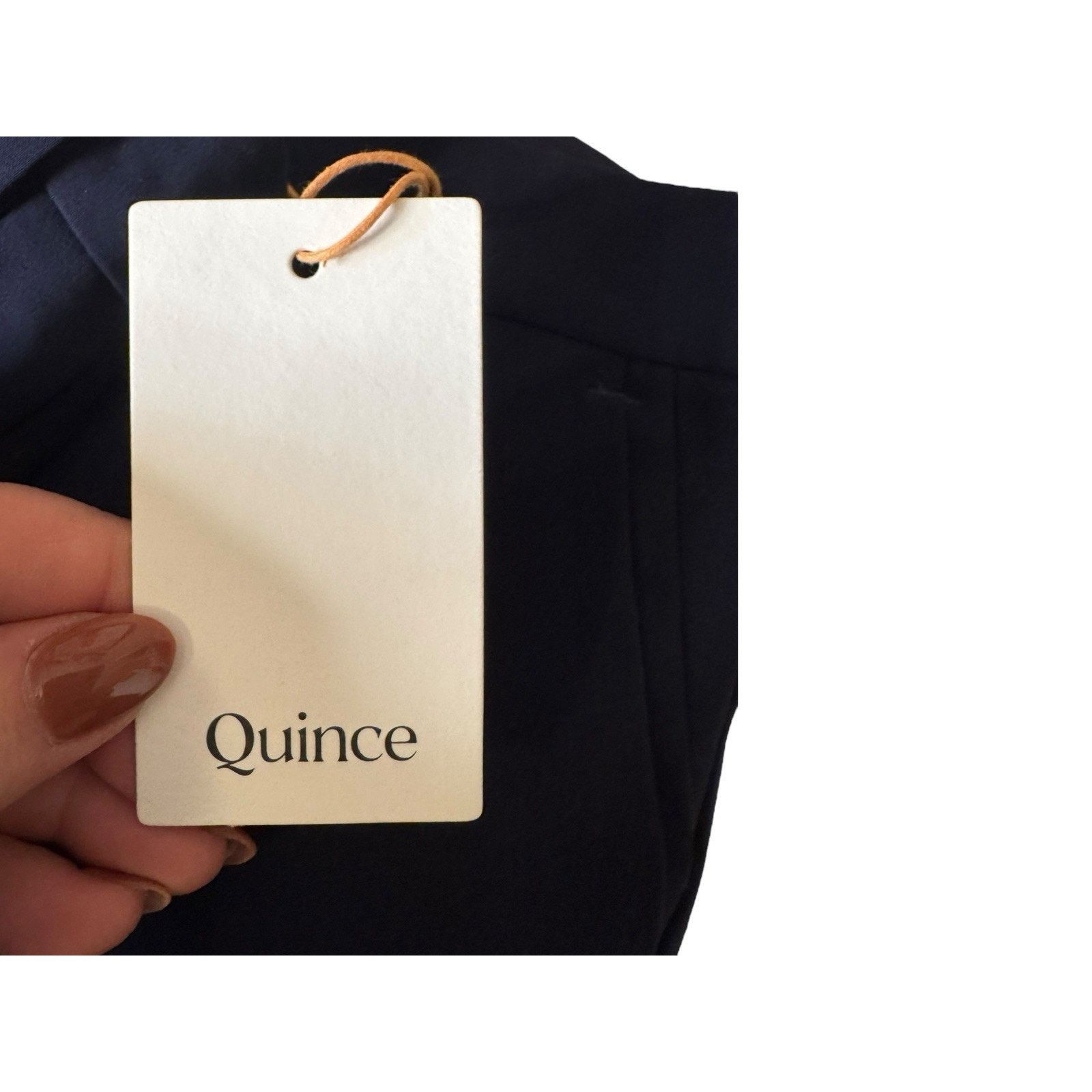 Quince Quince NEW Performance Stretch Dress Pants Slim Fit Navy Size US 32 / EU 48 - 5 Thumbnail