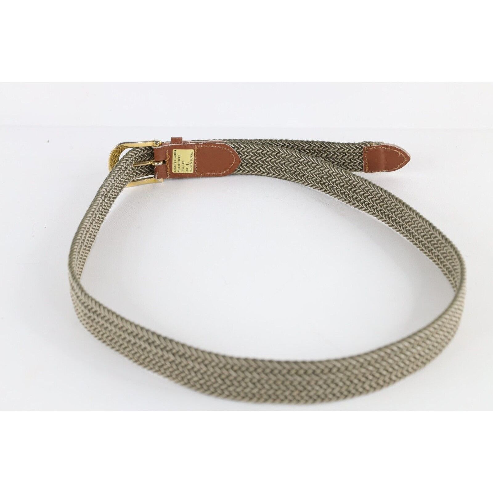 Vintage Deadstock Vintage 90s Streetwear Braided Stretch Webbed Belt Size ONE SIZE - 4 Thumbnail