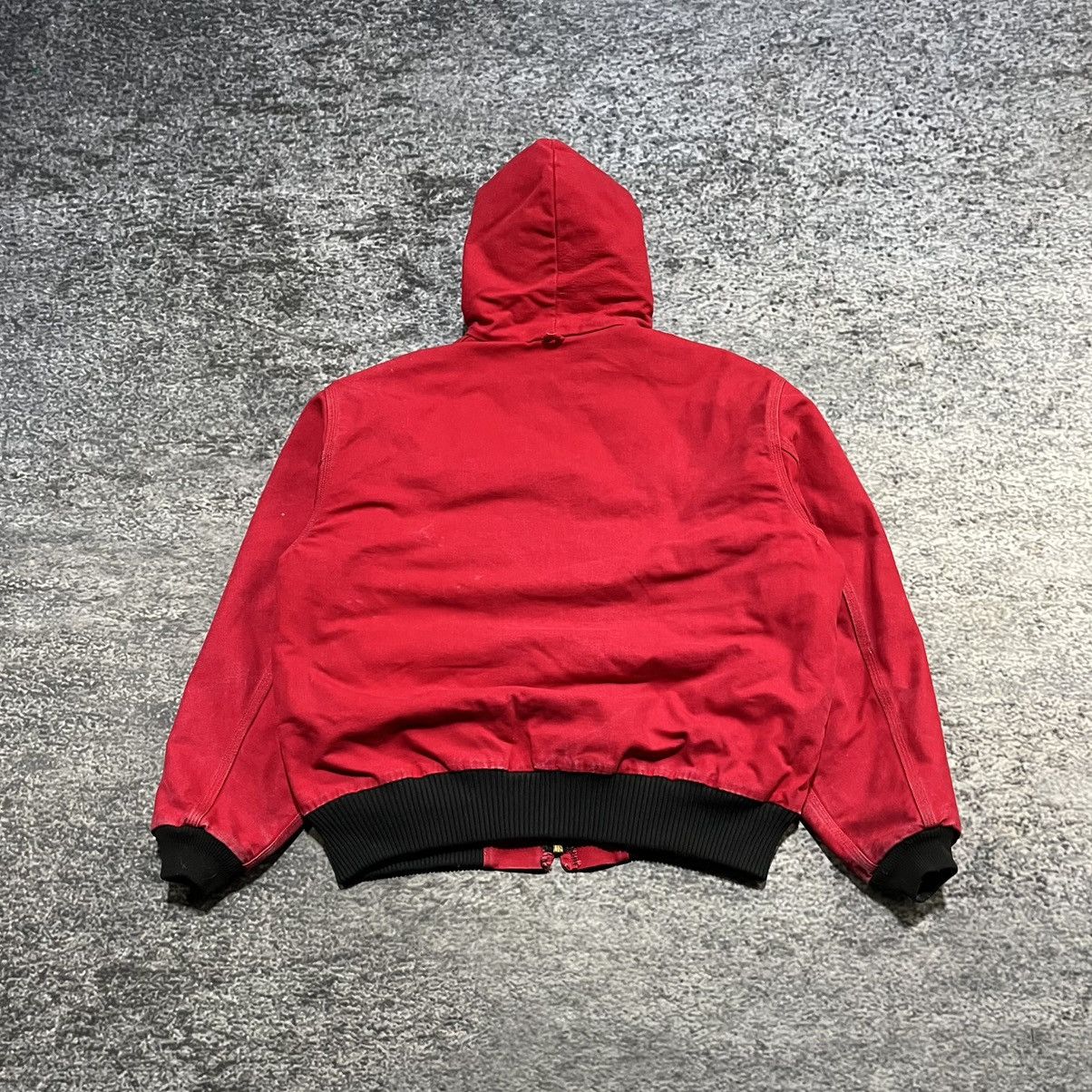 Carhartt Vintage Carhartt Jacket Thermal Lined Workwear Red XL Size US XL / EU 56 / 4 - 2 Thumbnail