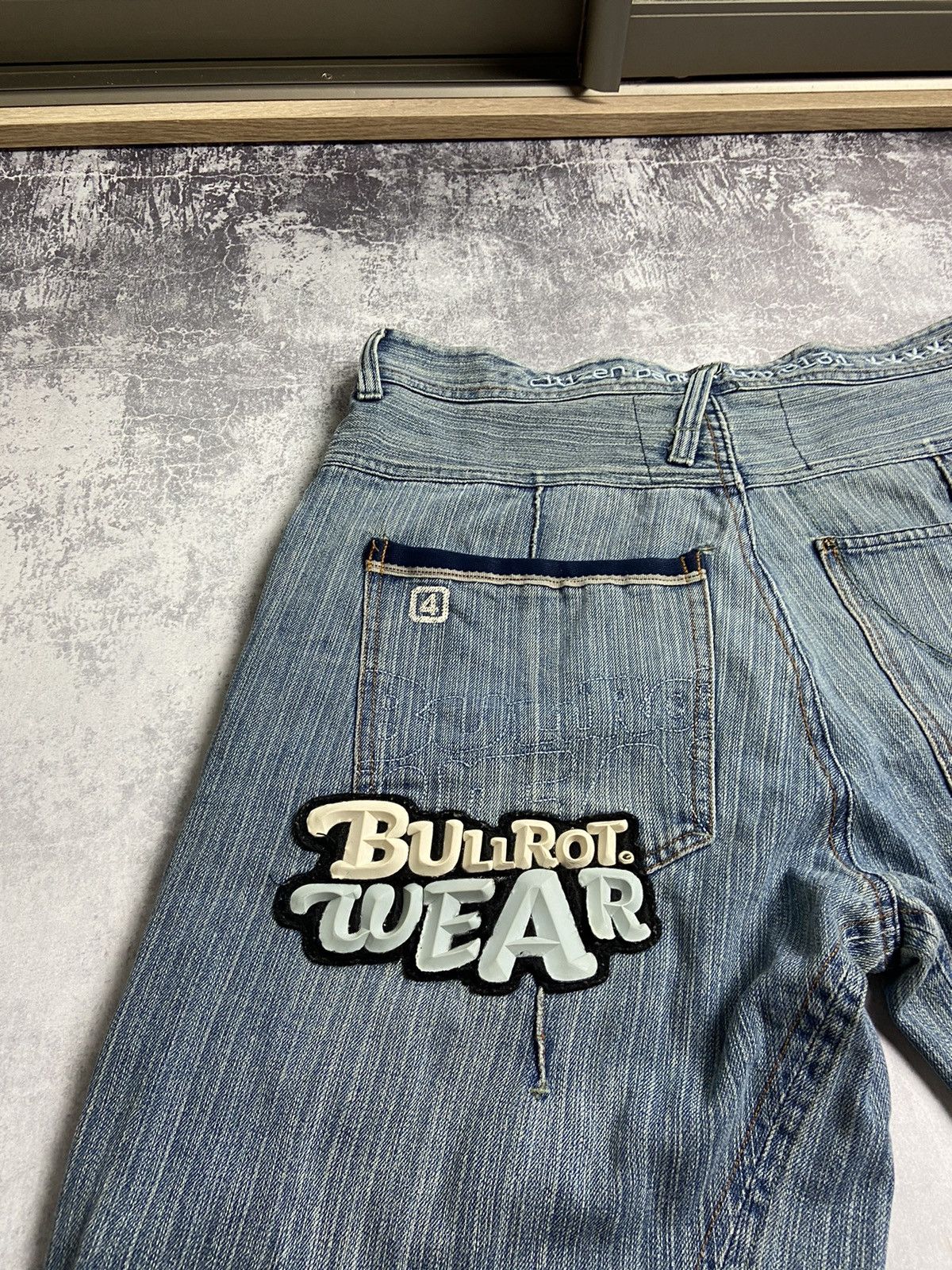 RARE Bullrot Wear Skaters Distressed Vintage Y2K Baggy Jeans