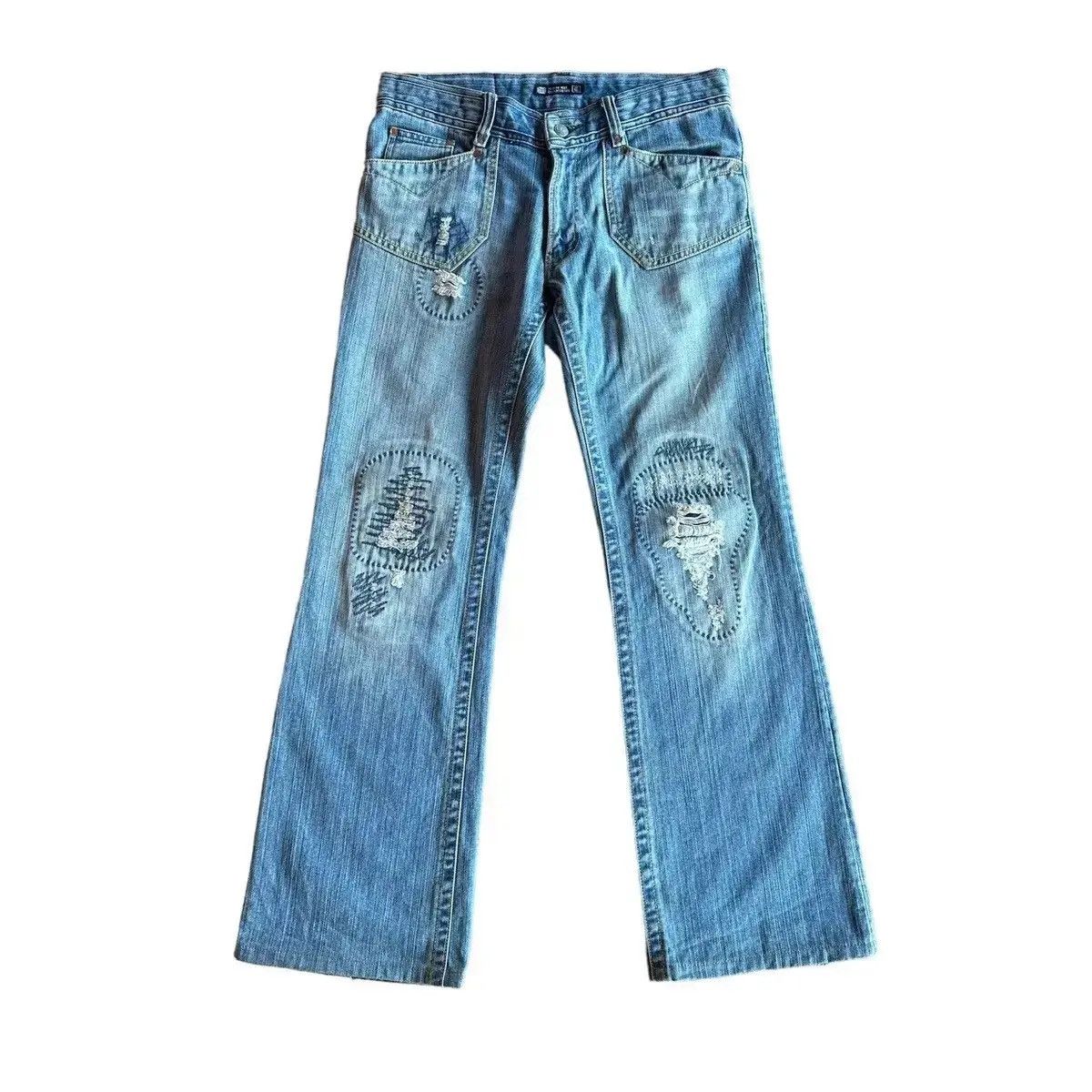 FLARE🔥VINTAGE CUSTOME CULTURE JEAN BOOTCUT RARE DENIM PANTS