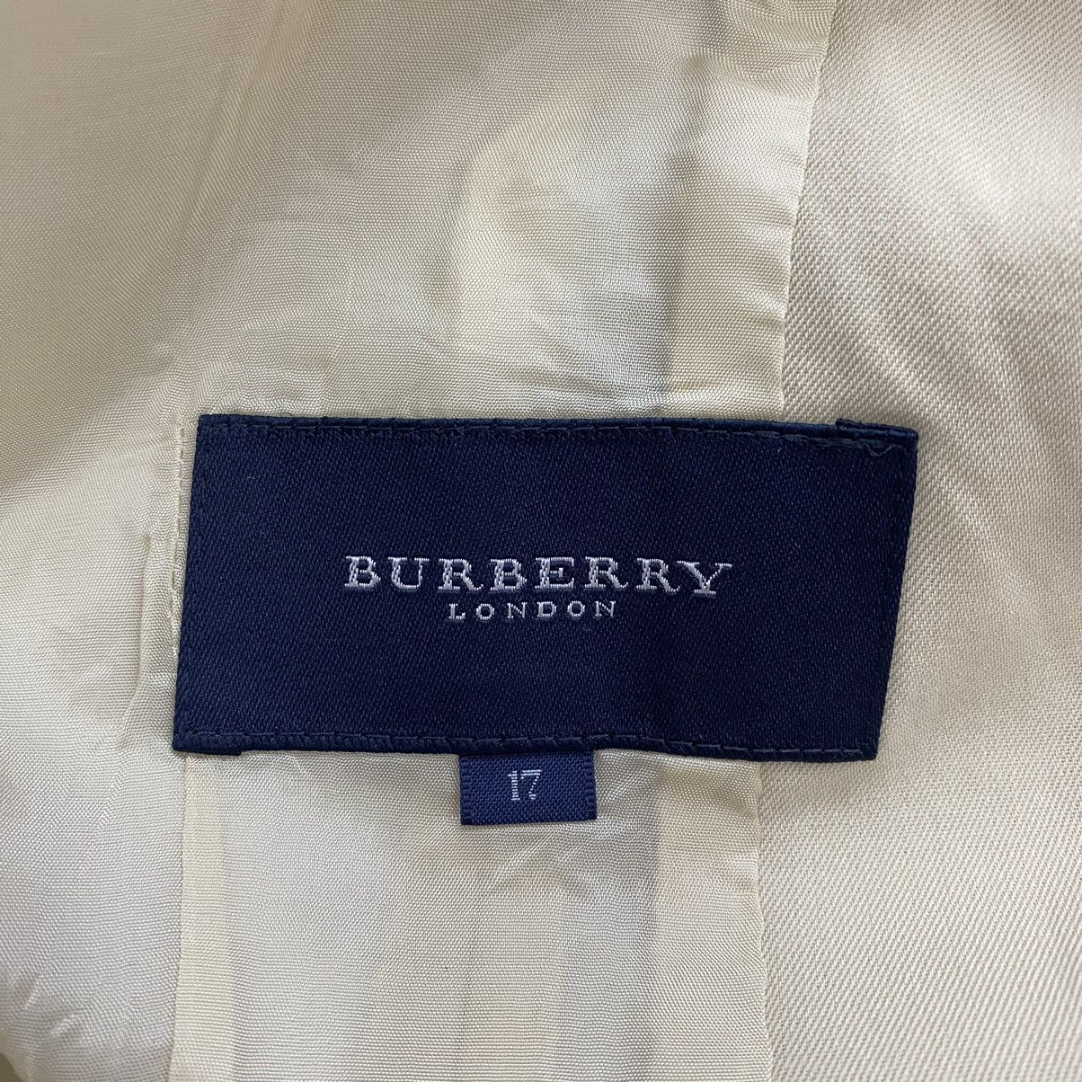 Burberry × Vintage Vintage BURBERRYS LONDON Plain Beige Blazer Coat Size US L / EU 52-54 / 3 - 4 Thumbnail