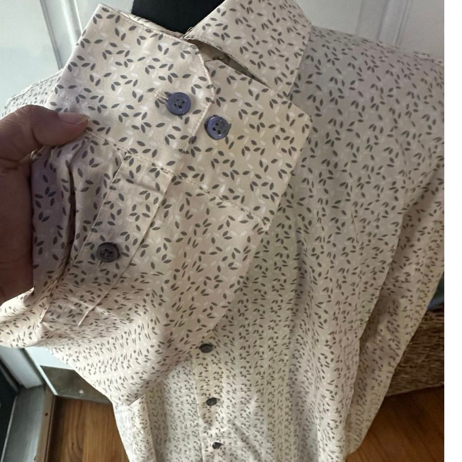 Alfani Alfani Regular Fit Printed Button-Down Shirt XXL Size US XXL / EU 58 / 5 - 4 Thumbnail