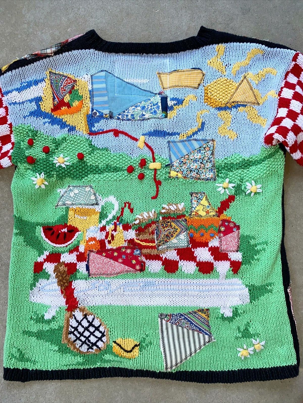 Handmade 1 of 1 Custom “Renaissance Jester” Sweater Size US L / EU 52-54 / 3 - 5 Thumbnail