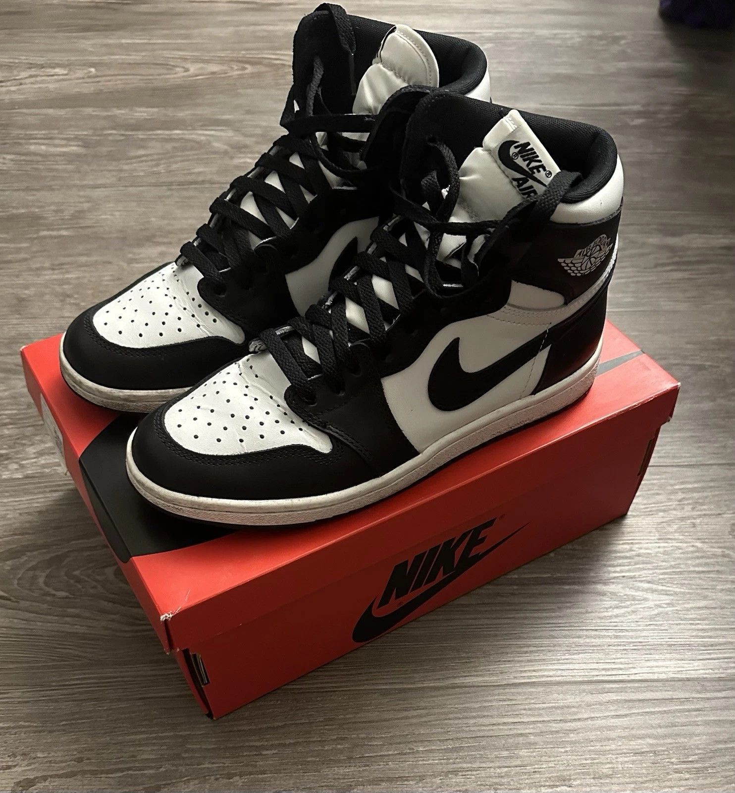 Jordan 1 Retro 85 OG High Black White Size 7.5 Men’s