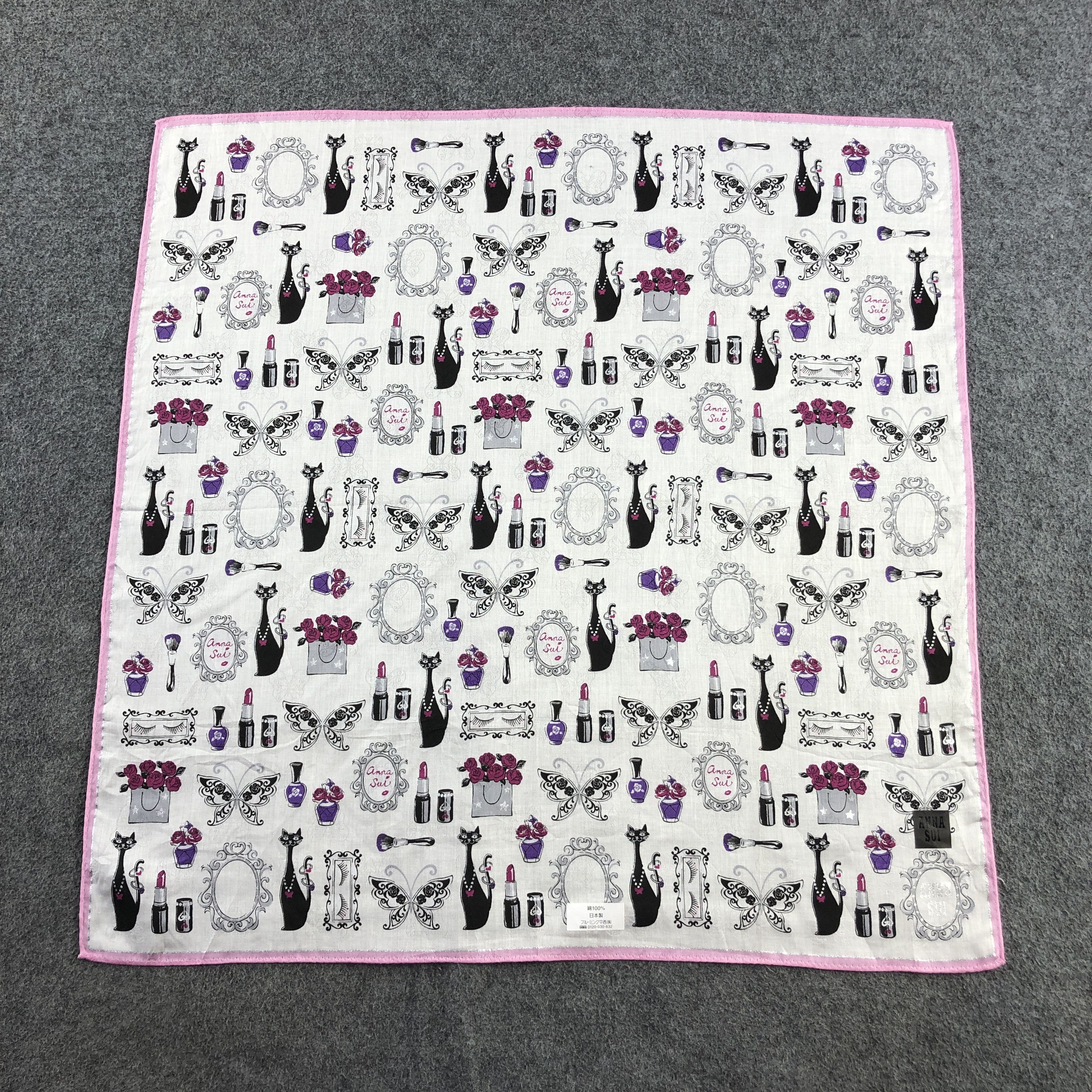 Anna Sui Anna Sui Handkerchief Neckerchief Bandana H2647 Size ONE SIZE - 2 Thumbnail