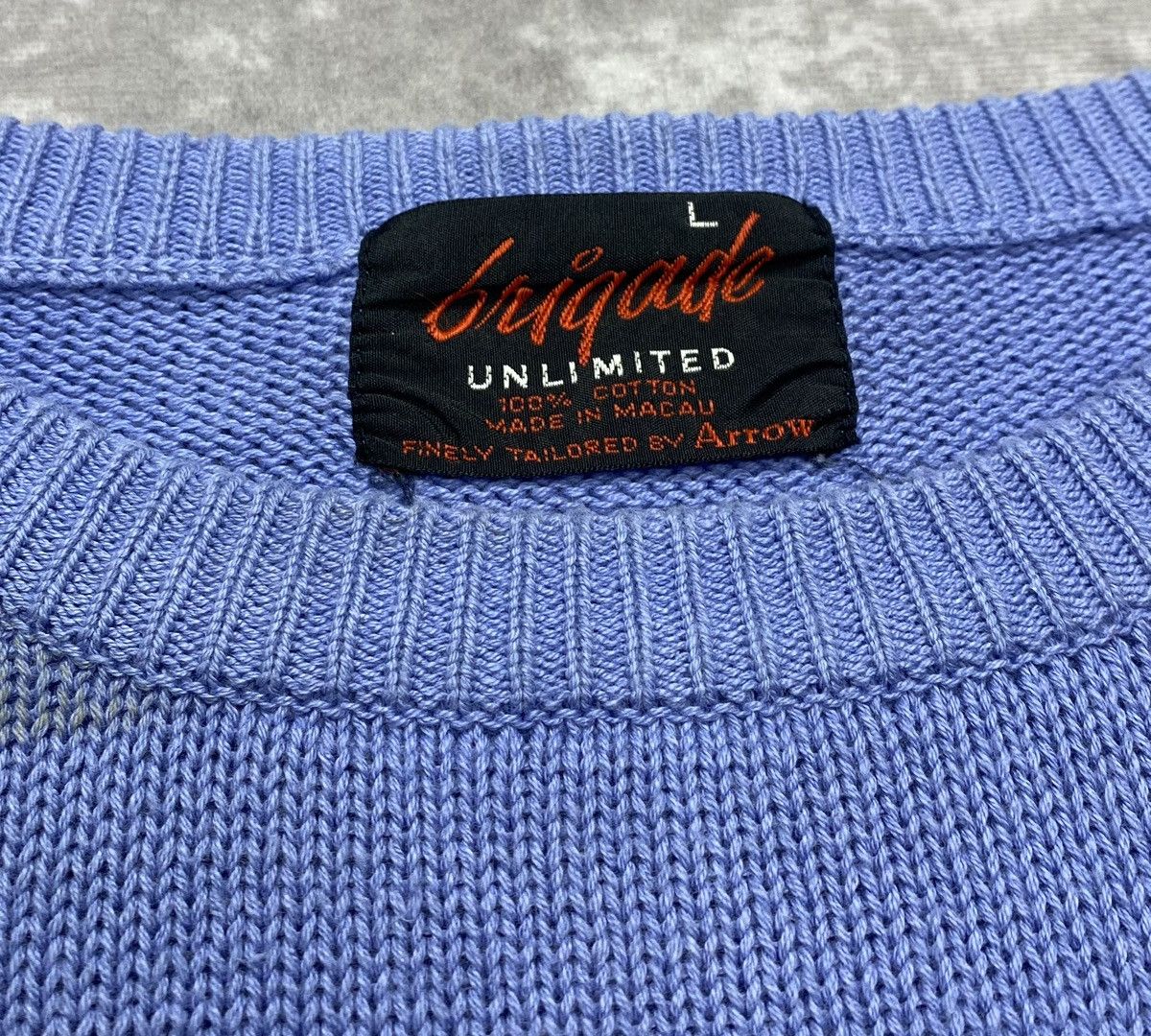 Vintage 90’s Vintage Brigade Unliminited Knit Sweater Size US L / EU 52-54 / 3 - 3 Thumbnail