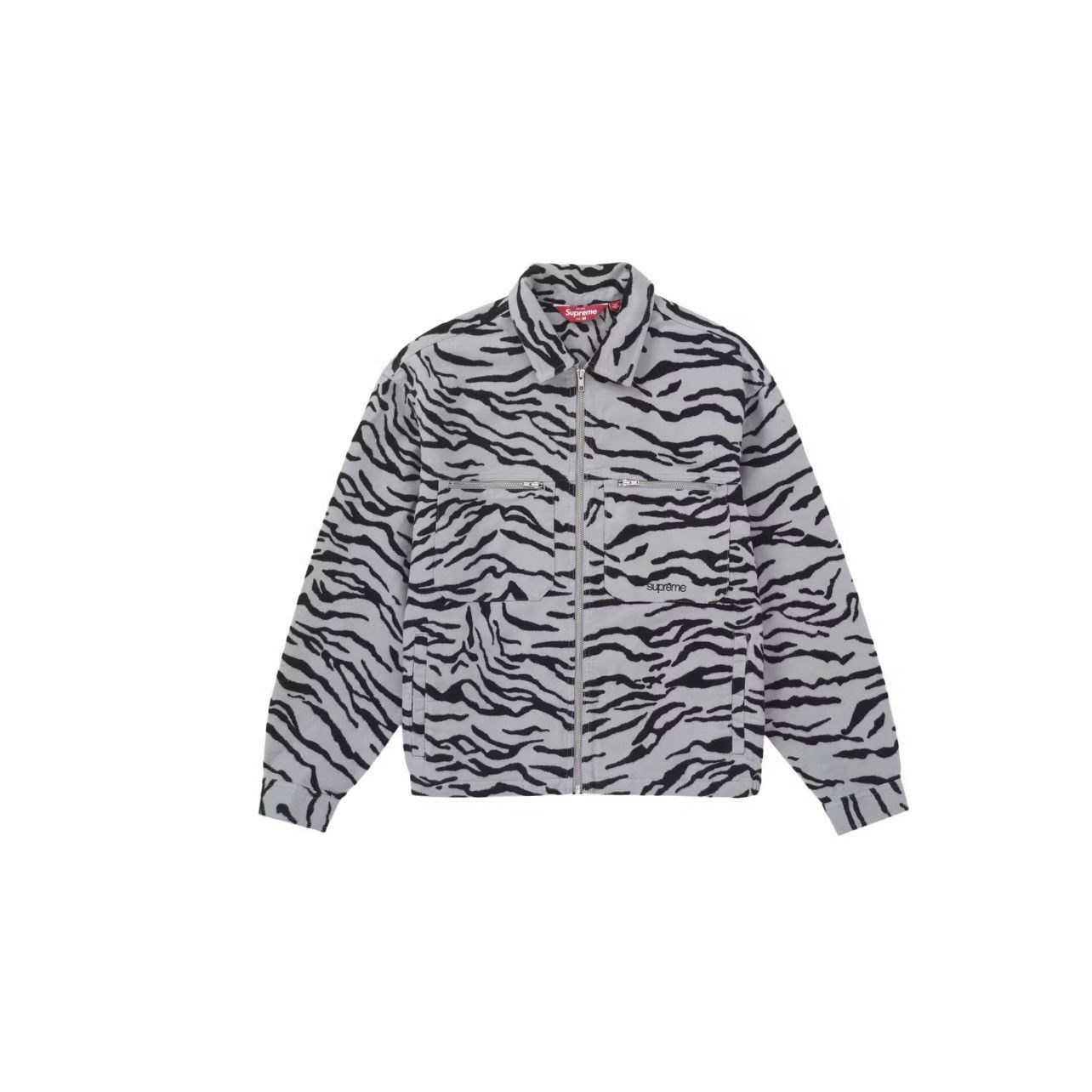 ち*い様 Supreme Moleskin Work Jacket Zebra Supreme Supreme Moleskin Work Jacket SS25 Zebra Size: Large