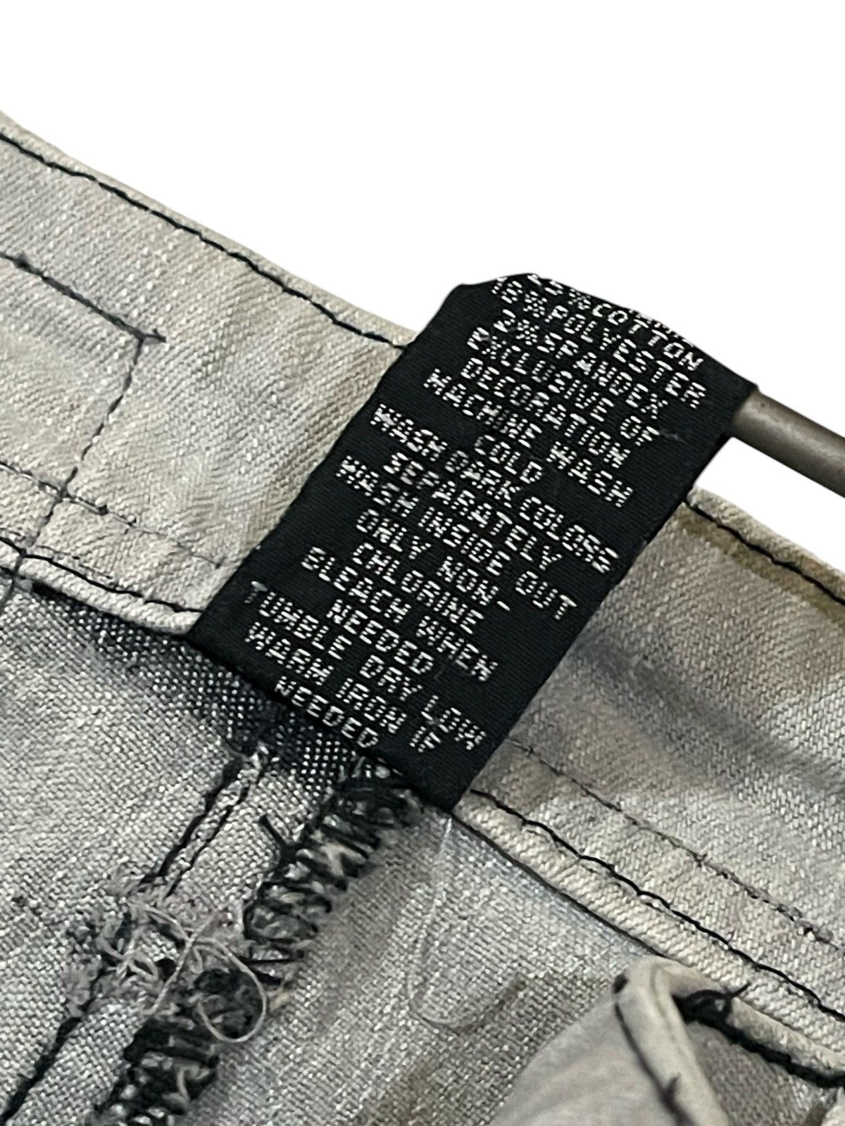 Fubu FLARED💥 FUBU Ice Washed Embellished Low Rise Flare Denim Size 28" / US 6 / IT 42 - 11 Thumbnail