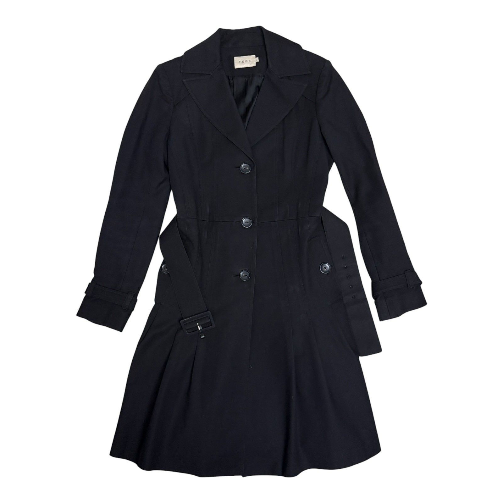 Reiss $800 REISS Trench Coat Luxury Long Business Jacket Medium Size M / US 6-8 / IT 42-44 - 6 Thumbnail