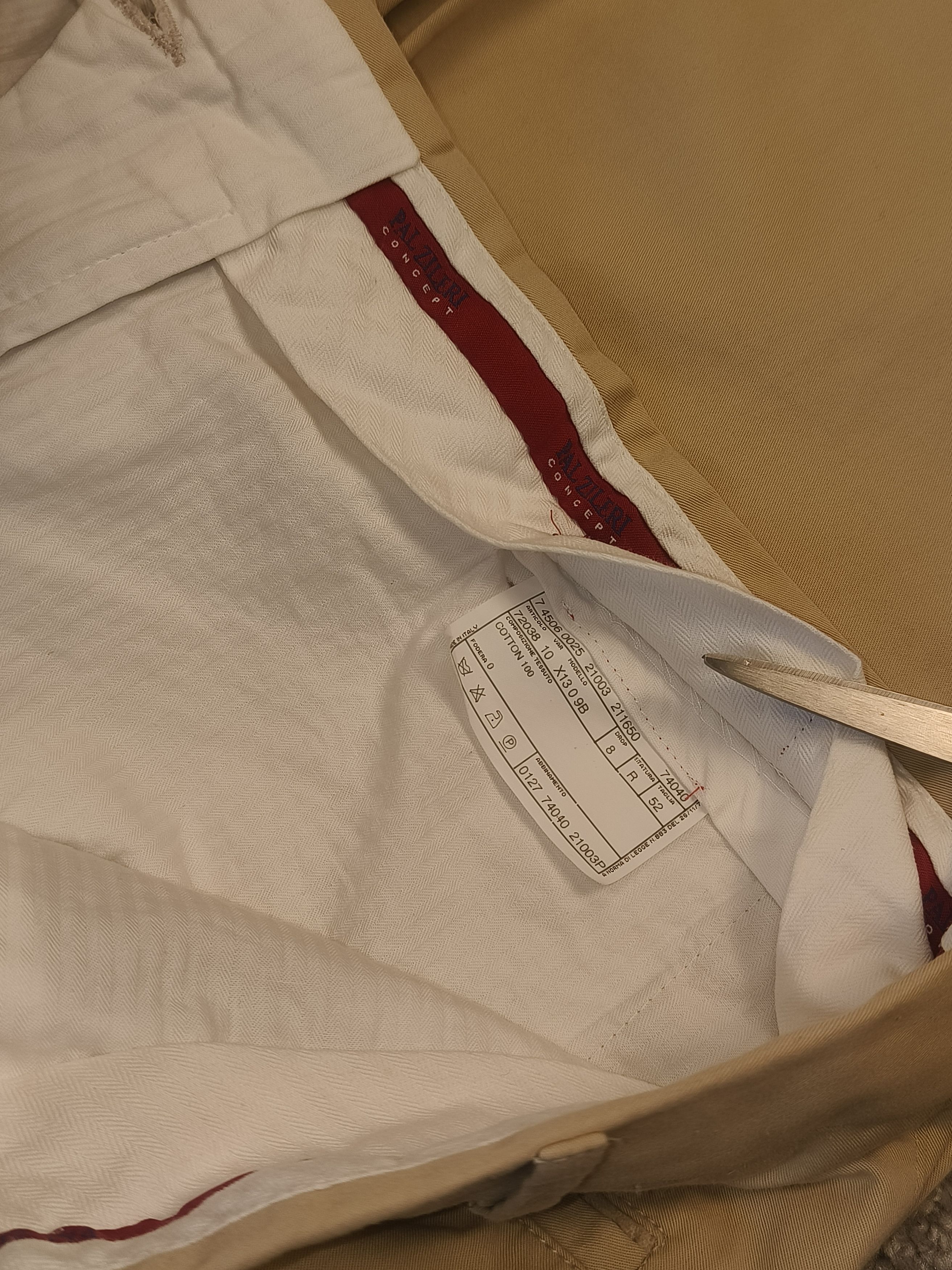 Pal Zileri Pal Zileri Concept Classic Trousers Chino Pants Size US 36 / EU 52 - 5 Thumbnail