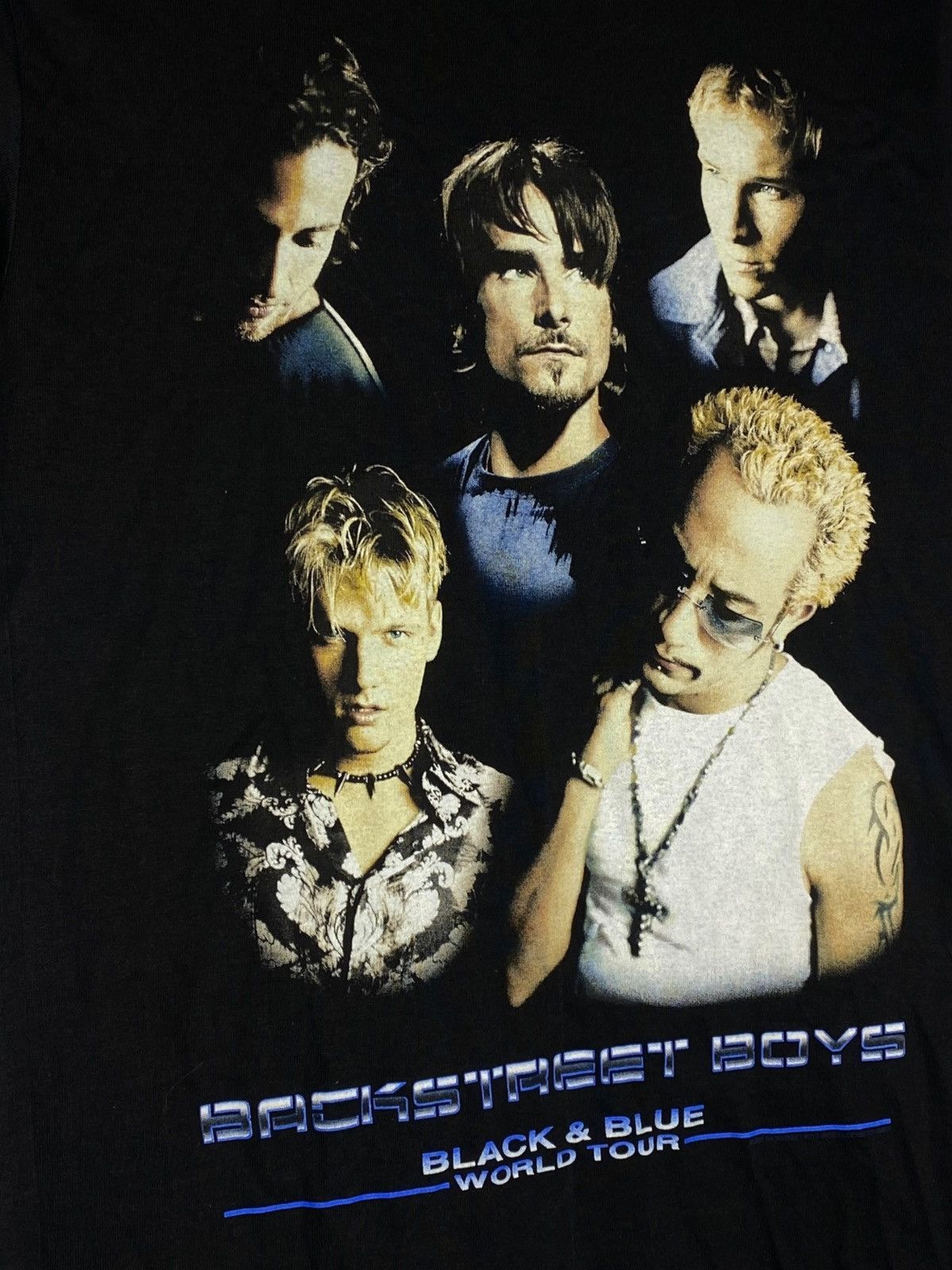 Band Tees Vintage 2001 Backstreet Boys - Black & Blue Tour T-Shirt Size US S / EU 44-46 / 1 - 3 Thumbnail