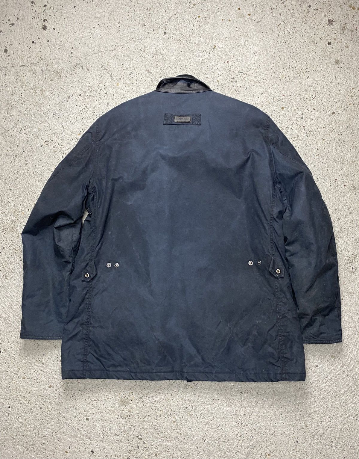 Barbour Barbour trench jacket coat navy waxed Size US XL / EU 56 / 4 - 14 Thumbnail