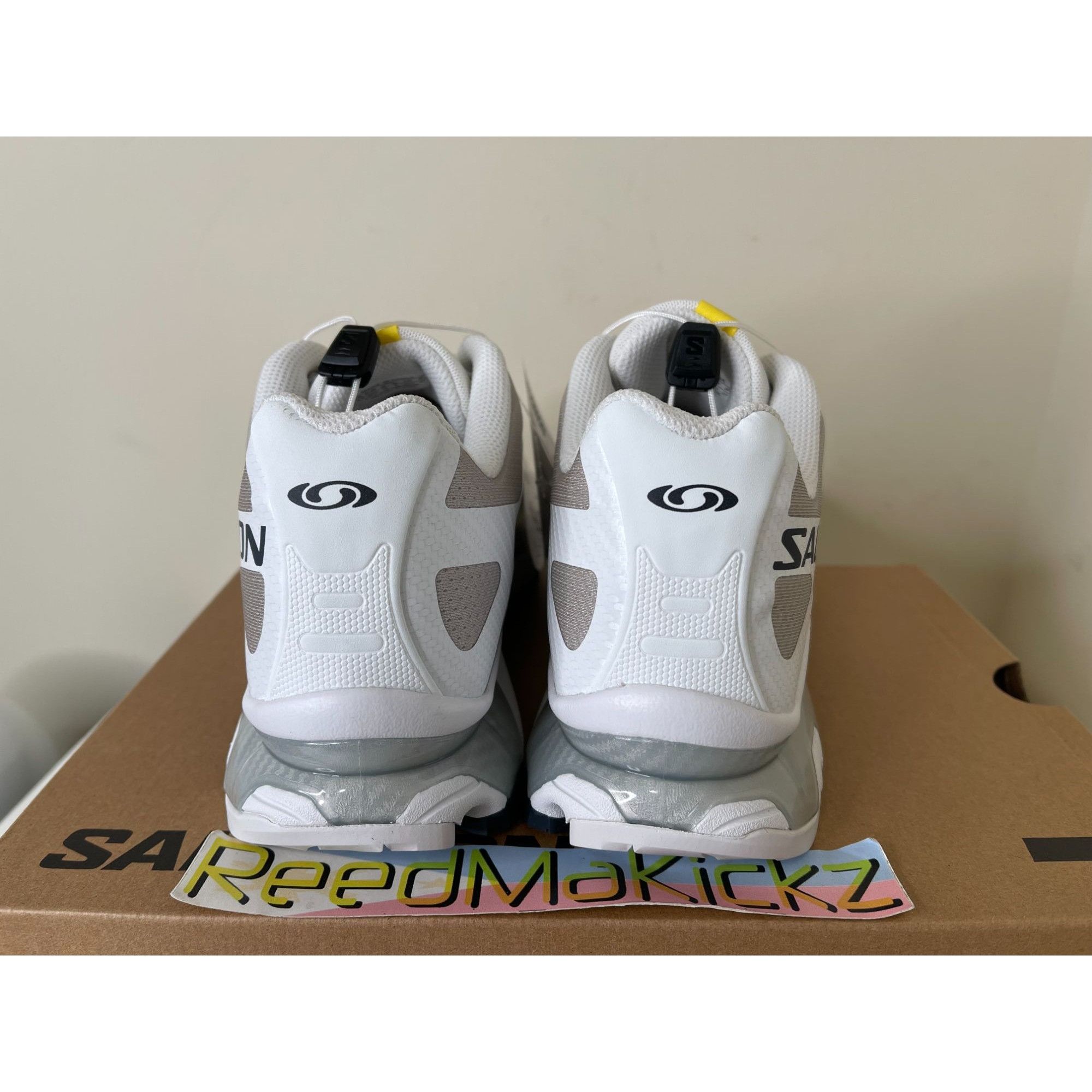 Salomon Salomon XT-4 OG White Ebony Lunar Rock Mens 10us Size US 10 / EU 43 - 5 Thumbnail