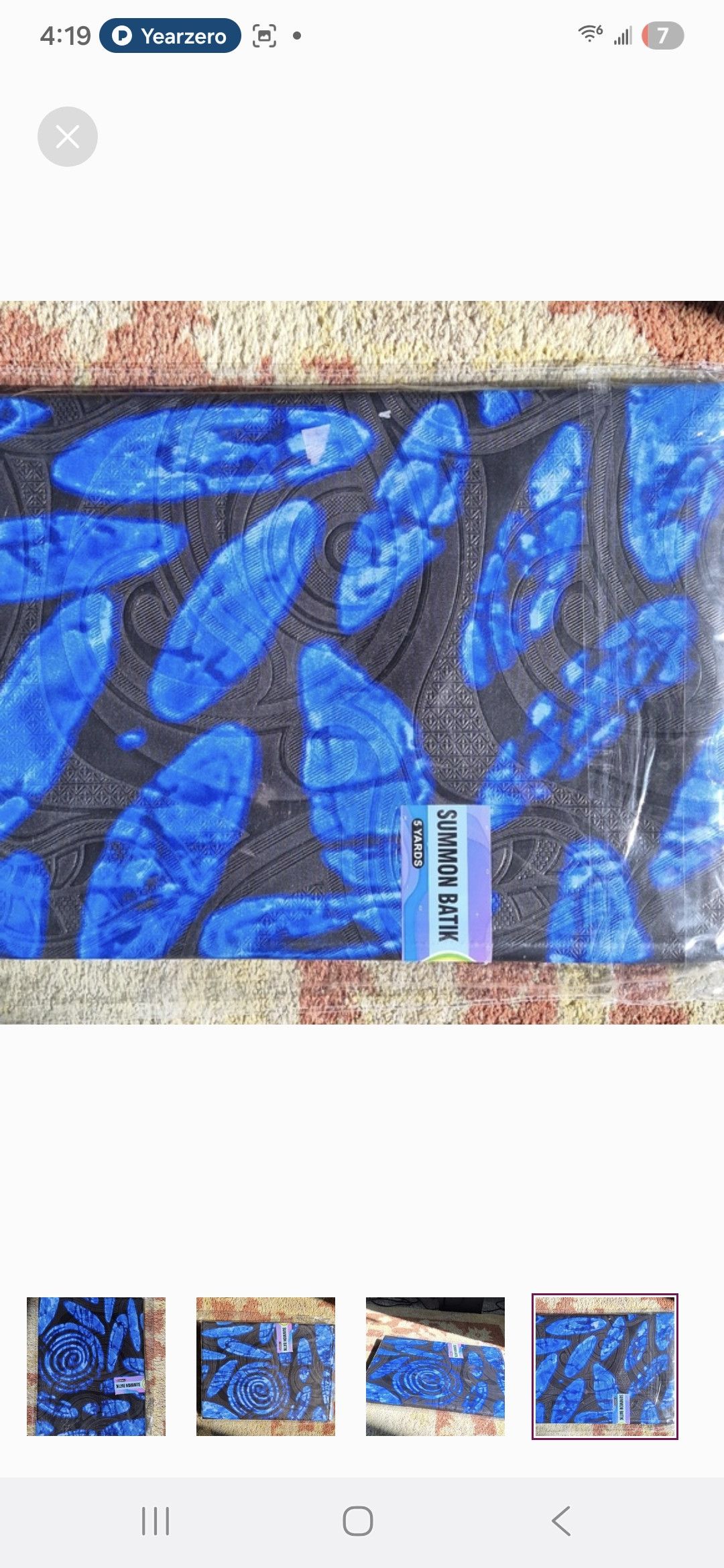 Other Summon Batik Fabric Size ONE SIZE - 4 Thumbnail