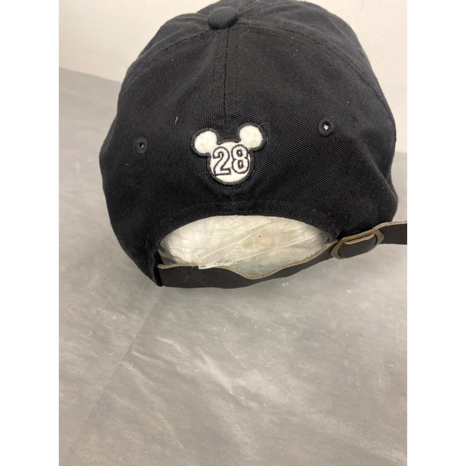 Disney VINTAGE Walt Disney World Soccer Baseball Cap Adjustable Unisex Adults Black Sports 80s Size ONE SIZE - 4 Thumbnail
