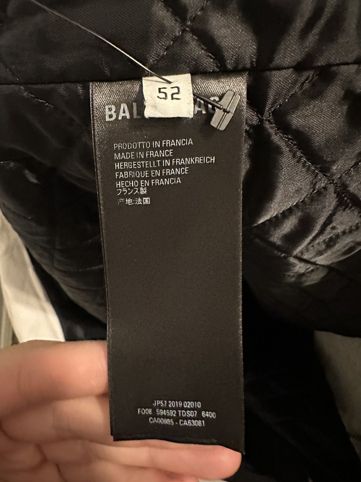 Balenciaga Balenciaga white leather jacket Size US XL / EU 56 / 4 - 8 Thumbnail