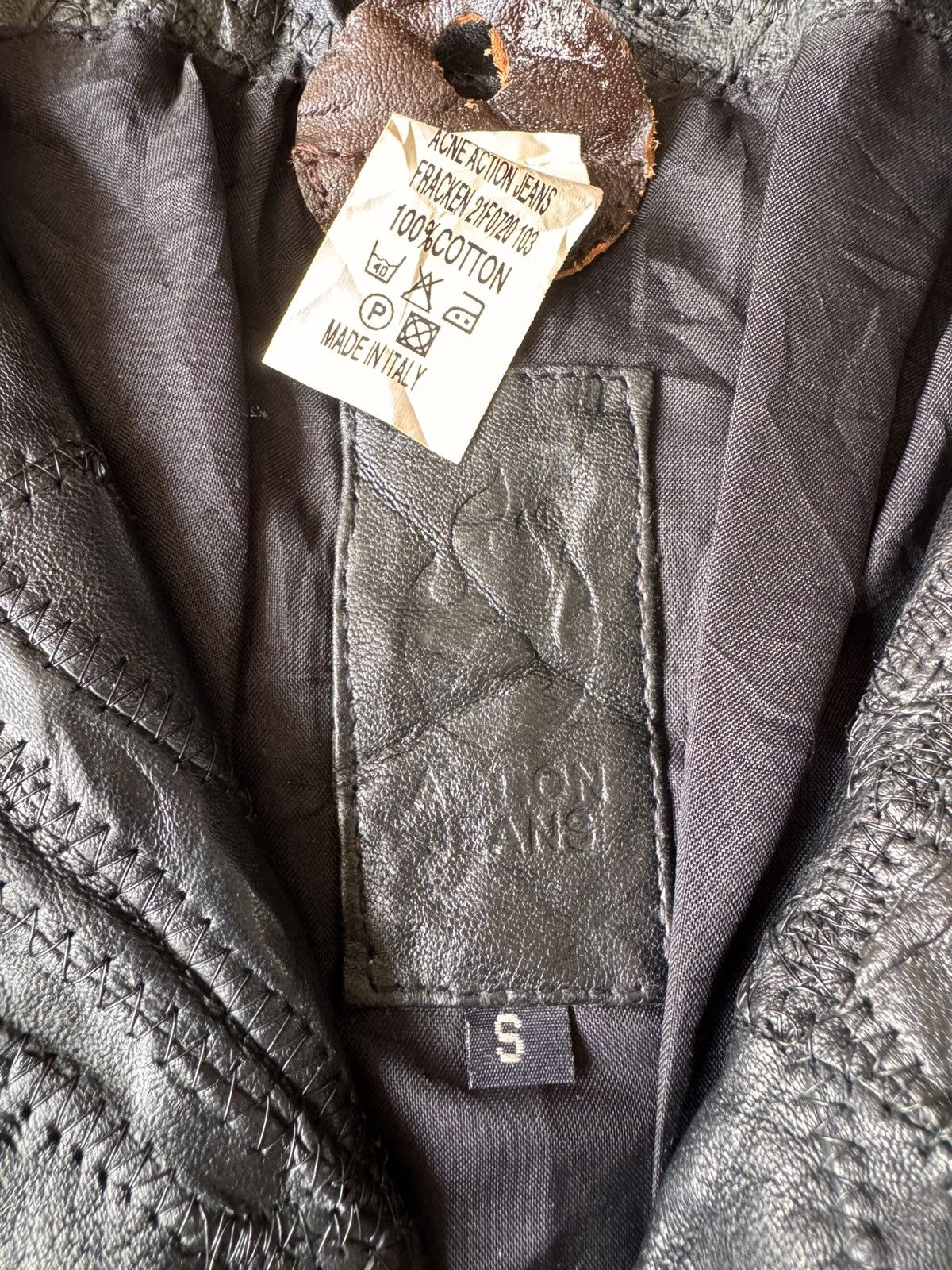 Acne Studios ACNE STUDIOS FW21 ACTION JEANS FRACKEN JACKET FALL/WINTER Size S / US 4 / IT 40 - 5 Thumbnail