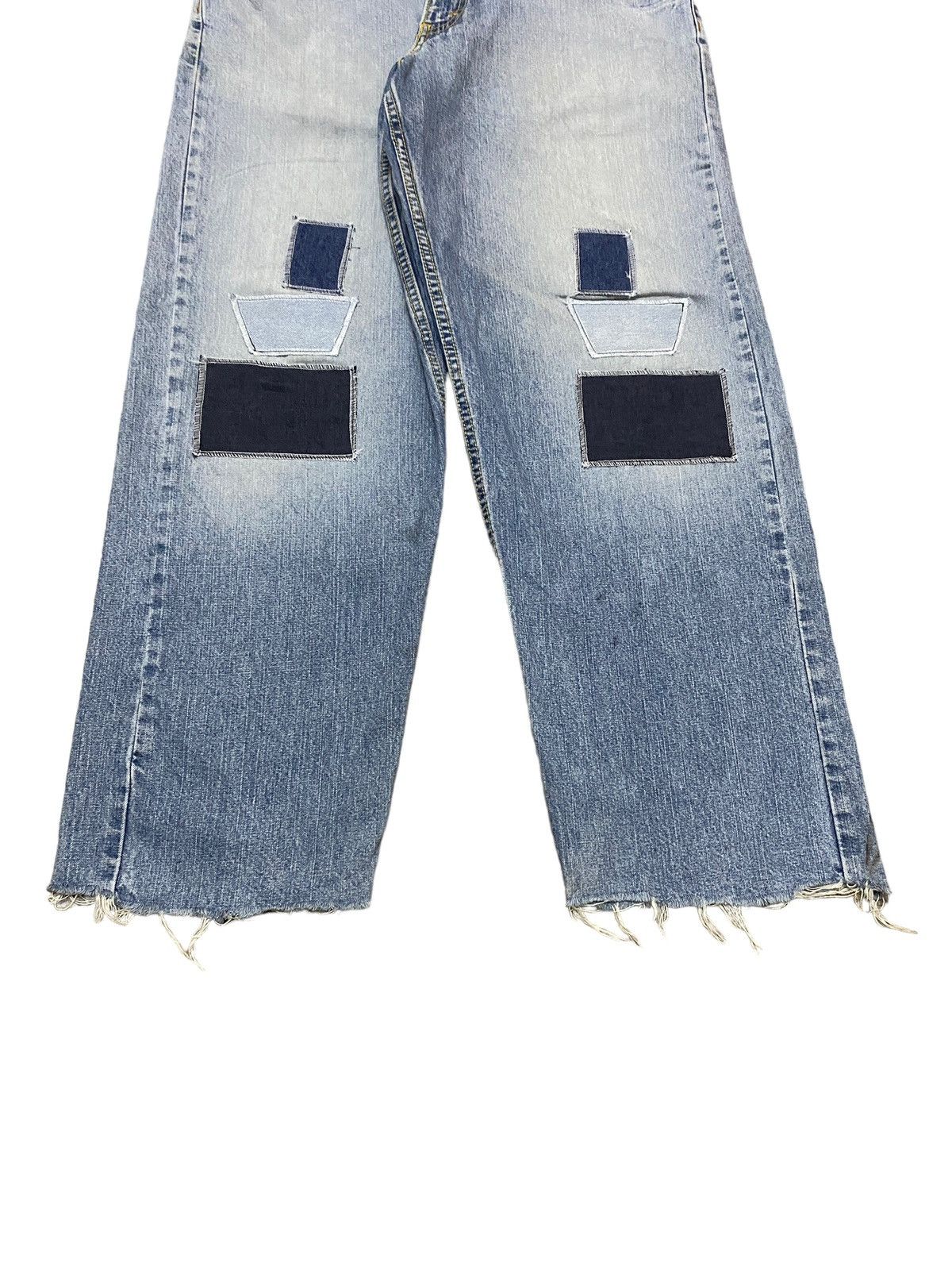 Levi's Vintage Brand Levi’s Silver Tab Patchwork Jeans 1990s Size US 34 / EU 50 - 4 Thumbnail
