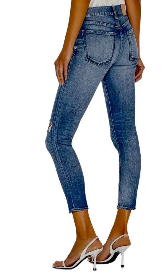 MOUSSY Moussy Vintage Dixie Paint Splattered Jean Size 29" - 2 Thumbnail