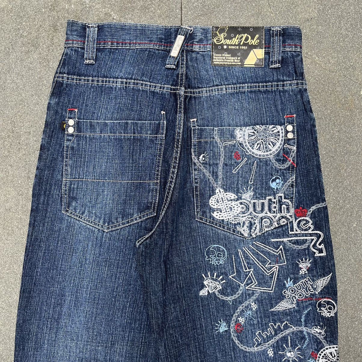 Southpole × Vintage 💥RARE💥 Crazy South Pole Jeans Size US 30 / EU 46 - 3 Thumbnail