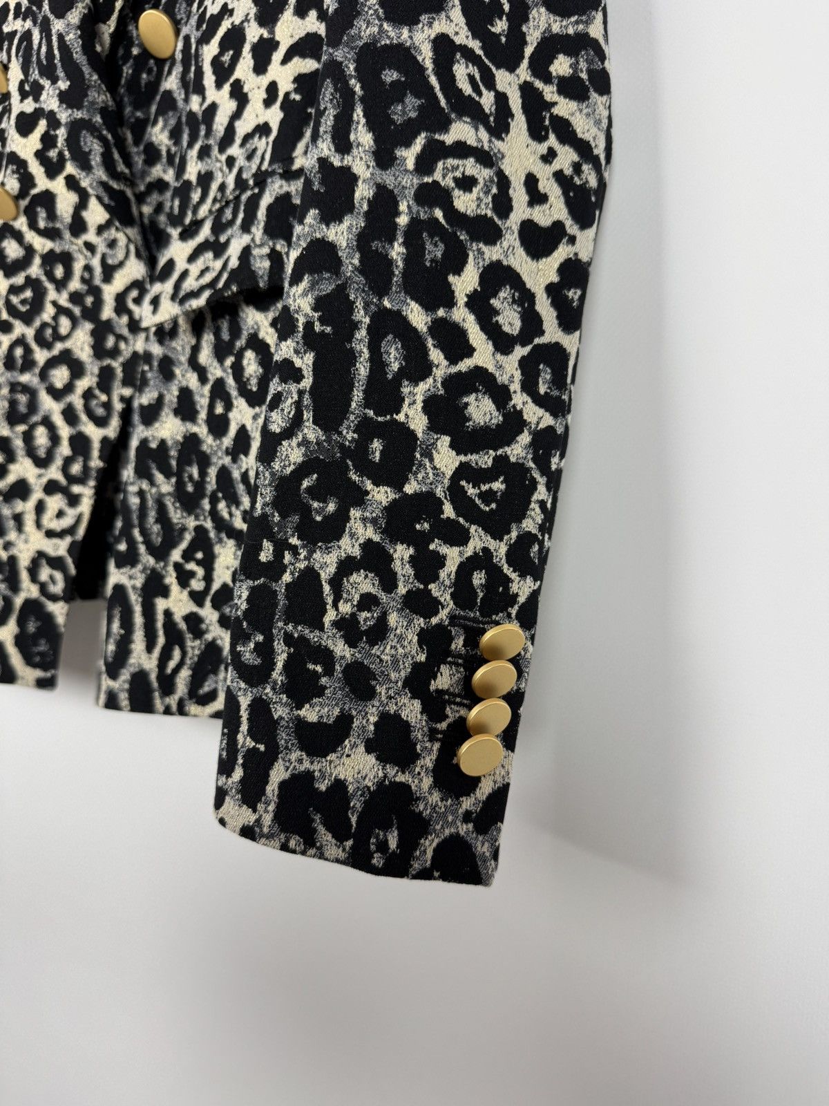 Tagliatore Tagliatore Leopard Double Breasted Women’s Blazer Size M / US 6-8 / IT 42-44 - 9 Thumbnail