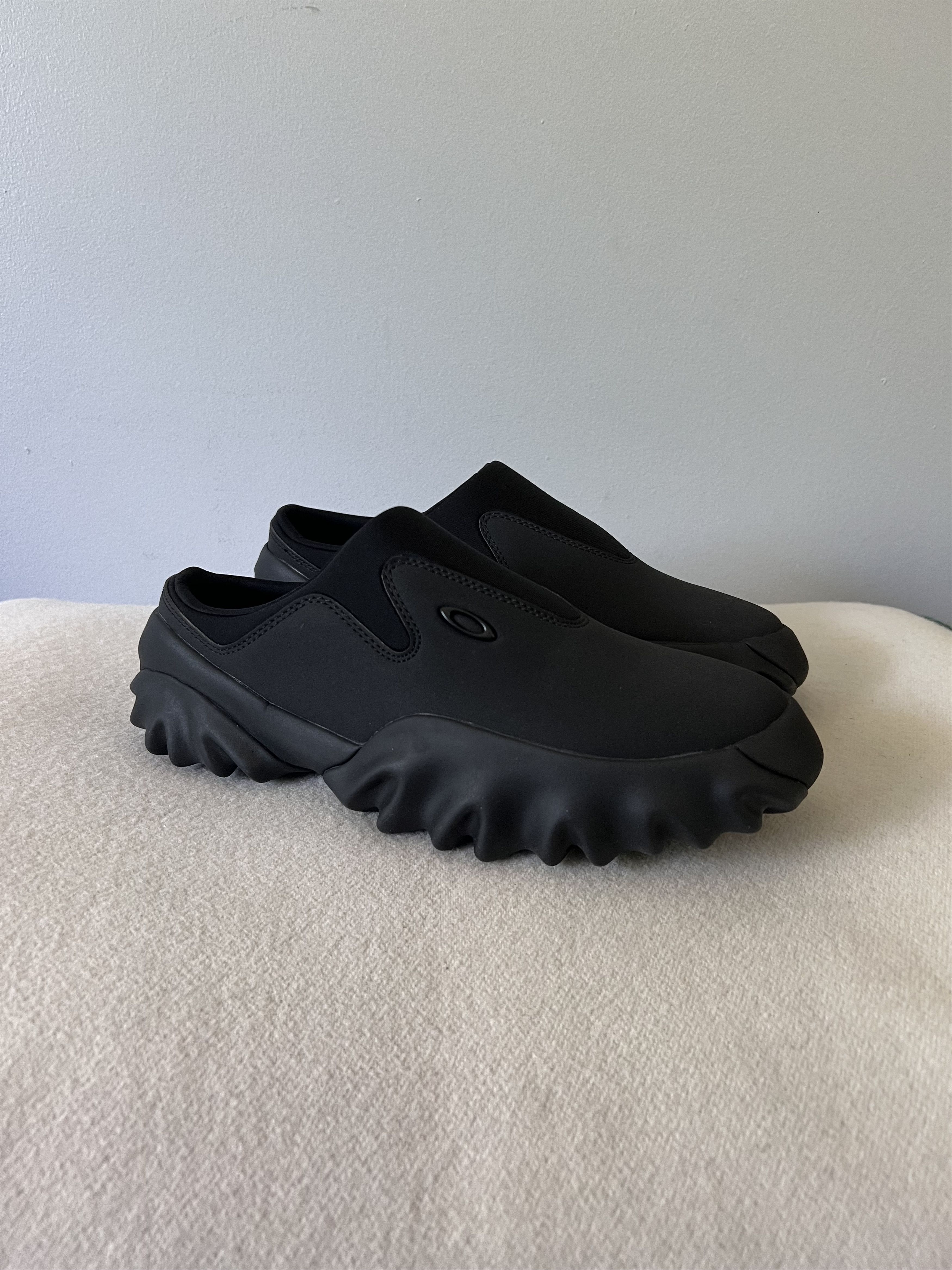 image of Junya Watanabe Oakley Chop Saw Mule Shoes In Black, Men's (Size 11)