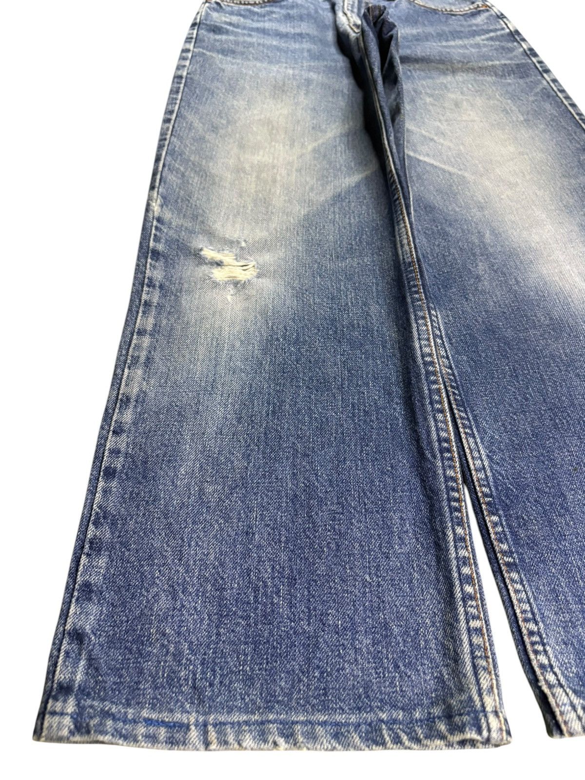 Levi's Vintage 90s Levis 855 Orange Tab Mud Wash Loose Jeans Size US 28 / EU 44 - 6 Thumbnail