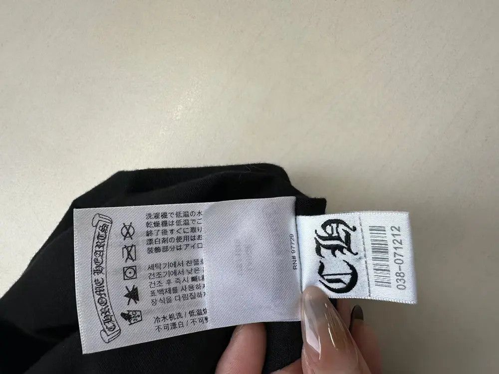 Chrome Hearts Chrome Hearts Black Scroll Long Sleeve T-Shirt Size US L / EU 52-54 / 3 - 5 Thumbnail
