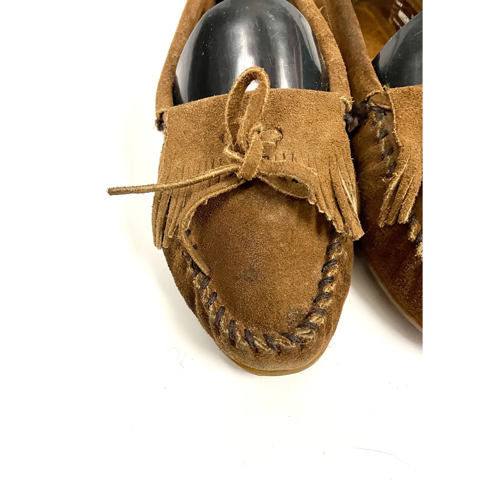 Minnetonka Minnetonka Suede Kilty Moccasins Sz 9 Women's Brown Leather Size US 9 / IT 39 - 5 Thumbnail