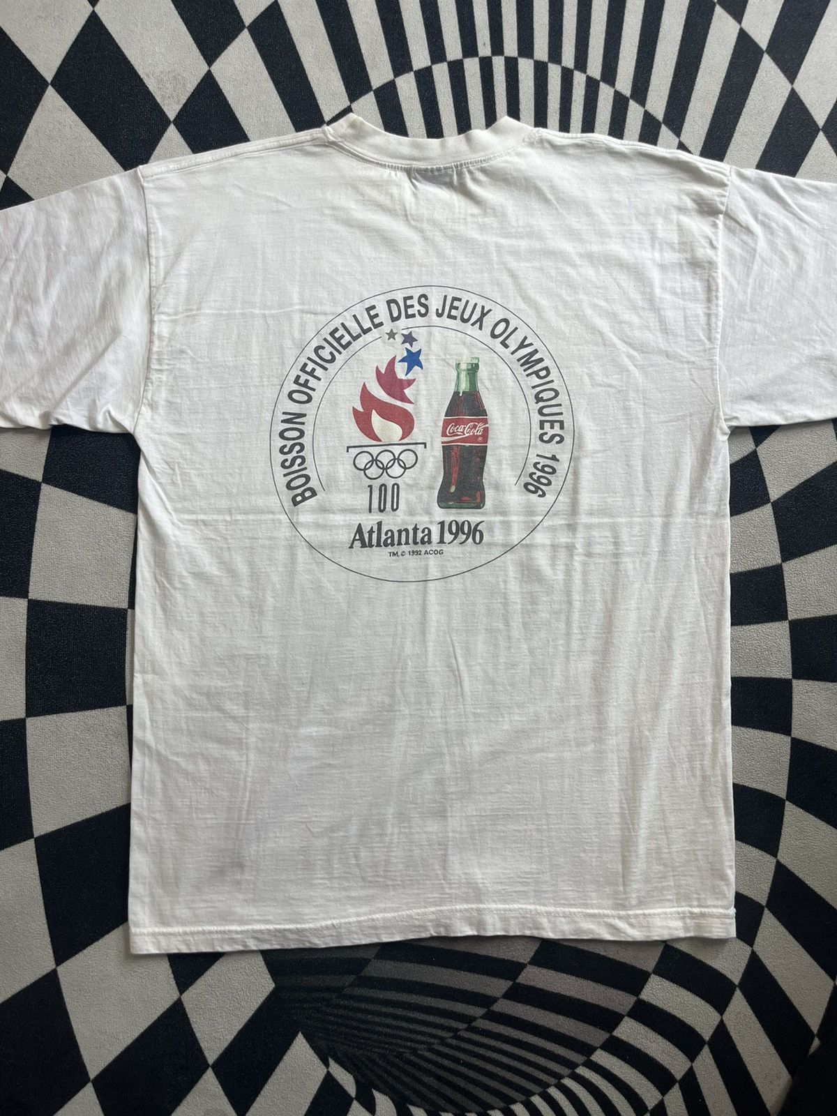 USA Olympics Vintage USA OLYMPIQUES Coca Cola 1996’s Atlanta 1996’s Size US XL / EU 56 / 4 - 9 Thumbnail