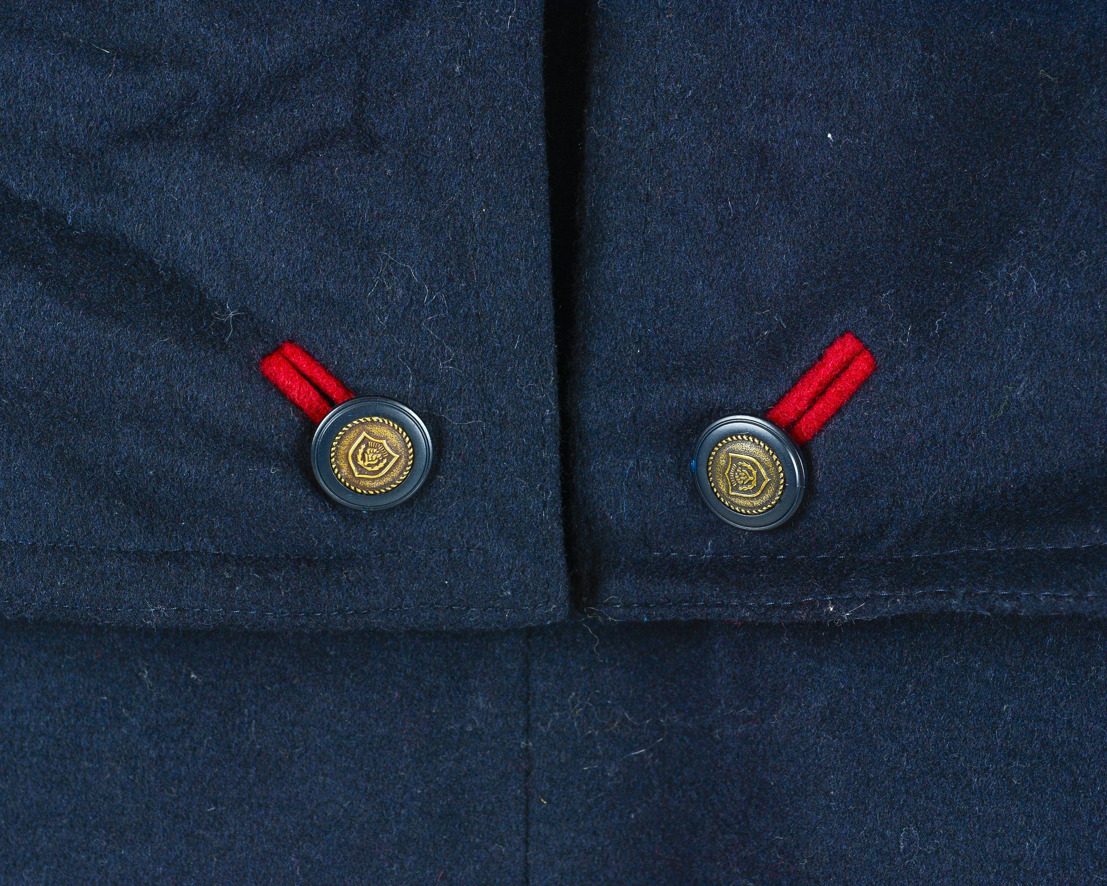 Vintage Original Aquila Alpacca Loden Alpaca Wool Coat Button Up Size L / US 10 / IT 46 - 7 Thumbnail