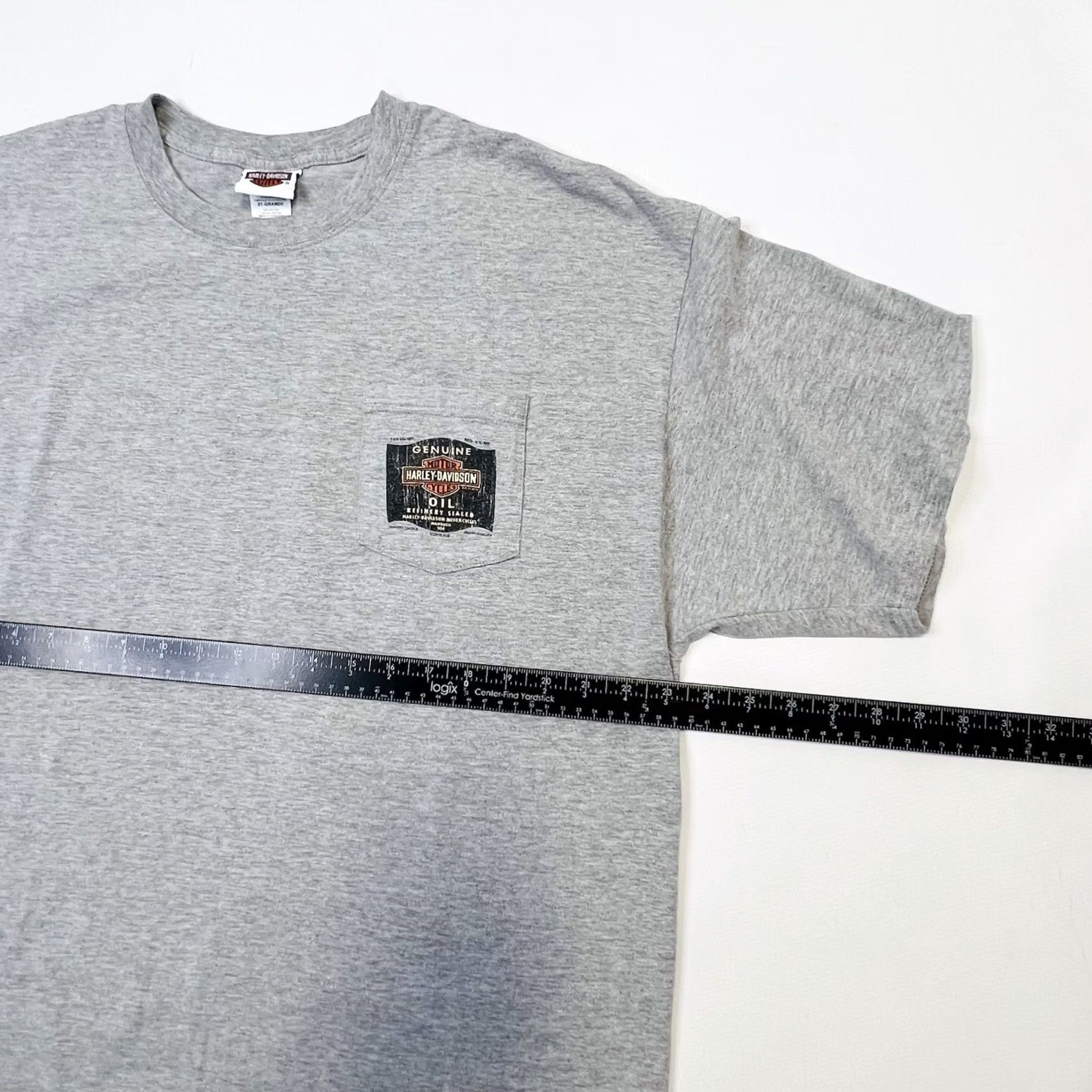 Vintage Harley Davidson Cave Creek Arizona T Shirt 2XL Gray Cotton Polyester Crew Neck Short Sleeve Graphic Tee Mens Size US XXL / EU 58 / 5 - 5 Thumbnail