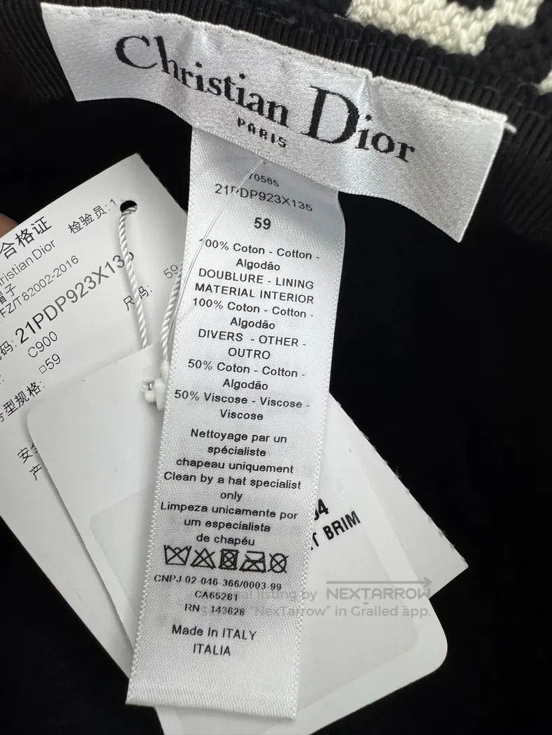Dior Dior Fisherman's Hat with a Thousand Birds Size ONE SIZE - 3 Thumbnail