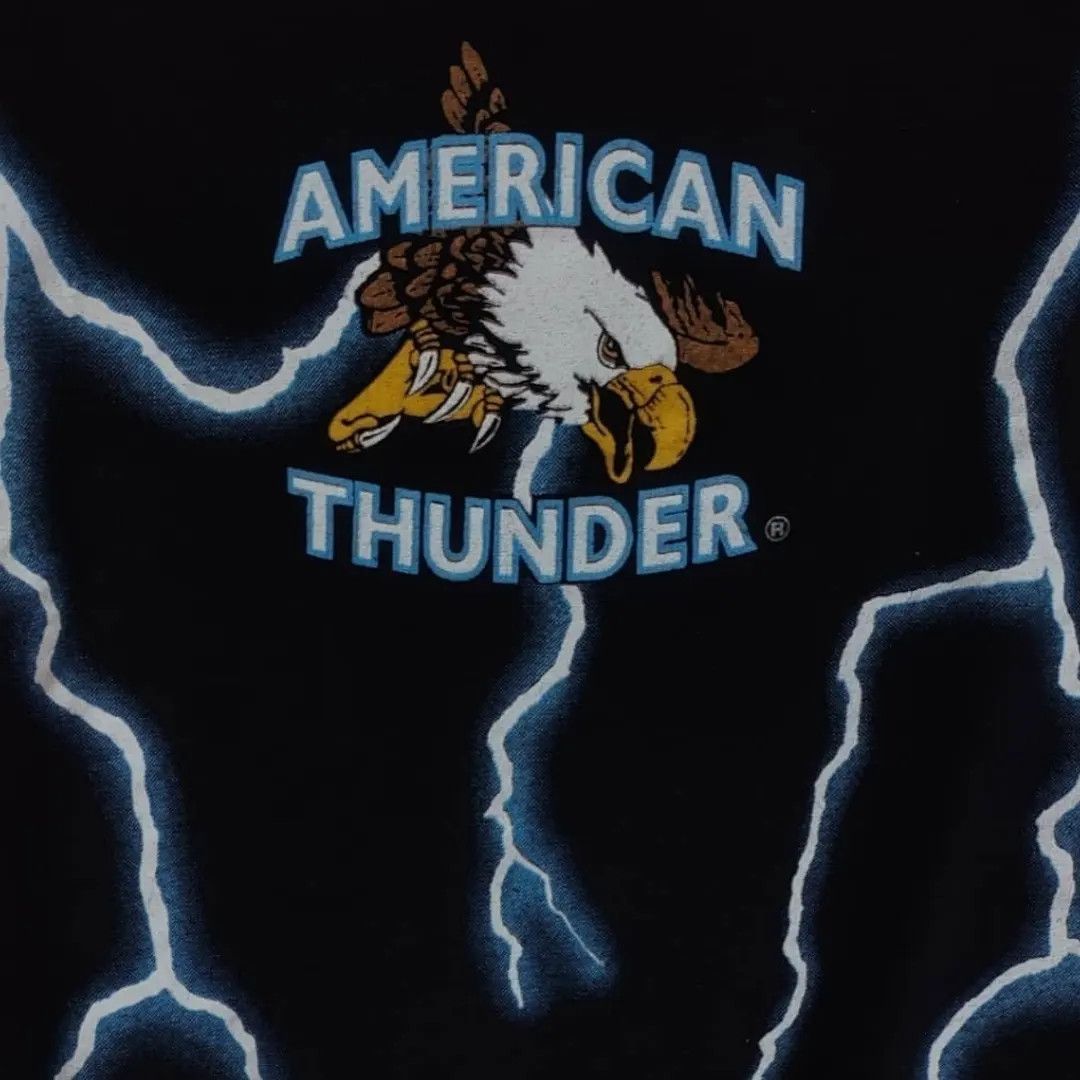 Vintage American Thunder "Bull Skull" Vintage Tee Size US L / EU 52-54 / 3 - 4 Thumbnail