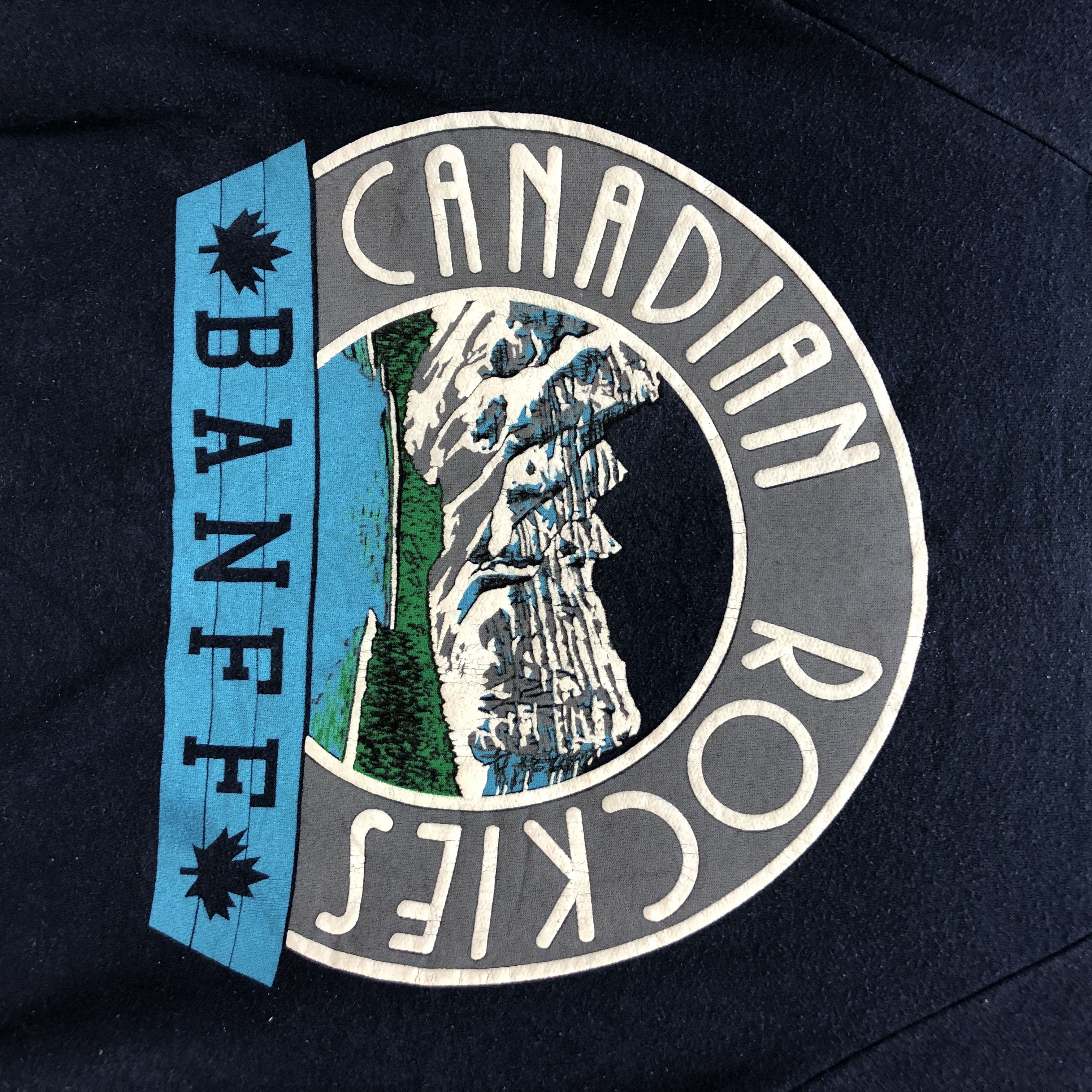Vintage CANADIAN ROCKIES BANFF BIG LOGO SWEATSHIRTS #7402-143 Size US M / EU 48-50 / 2 - 3 Thumbnail