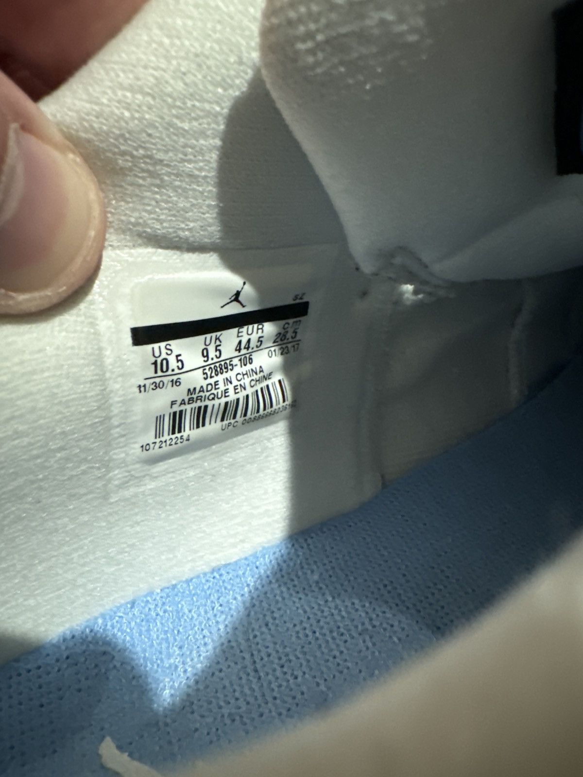 Jordan Brand Jordan 11 “unc” size 10.5 Size US 10.5 / EU 43-44 - 7 Thumbnail