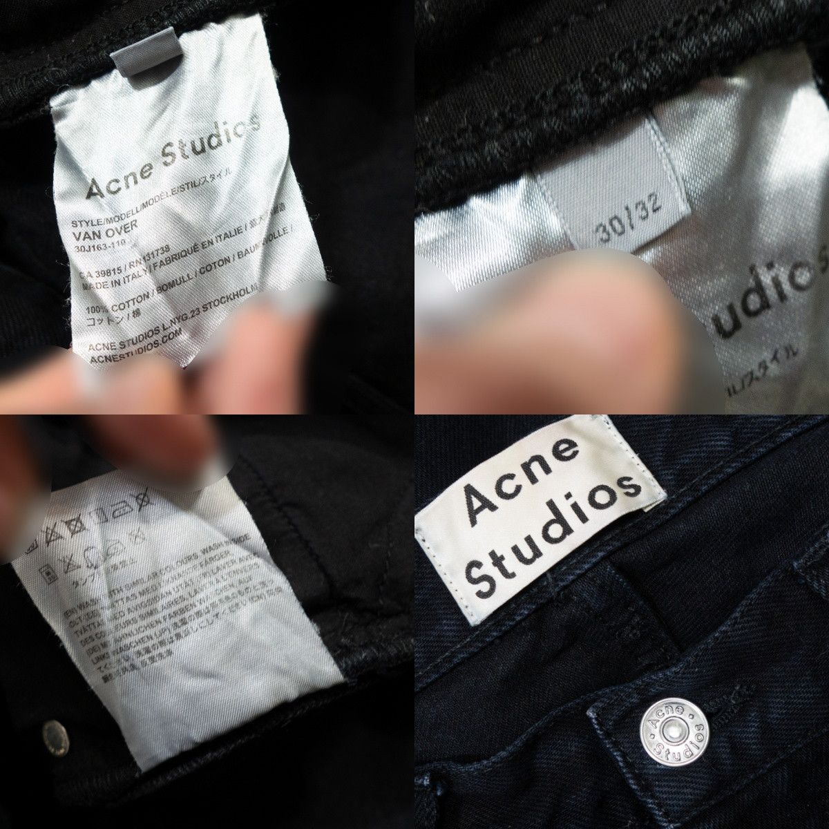 Acne Studios Van Over Jeans Size US 30 / EU 46 - 8 Thumbnail
