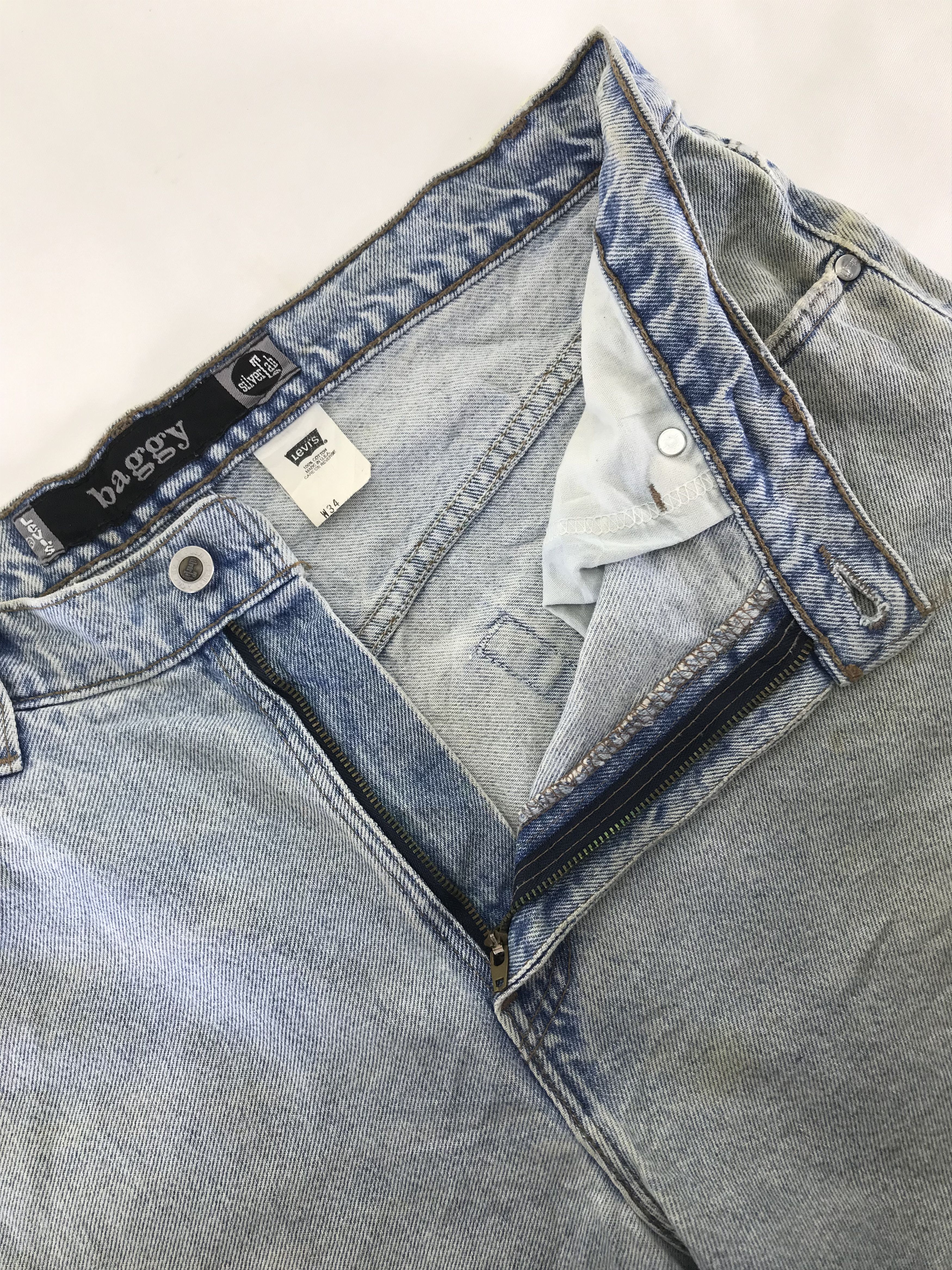 Levi's Vintage 90s Levi's Silver Tab Baggy Jeans Size US 34 / EU 50 - 7 Thumbnail
