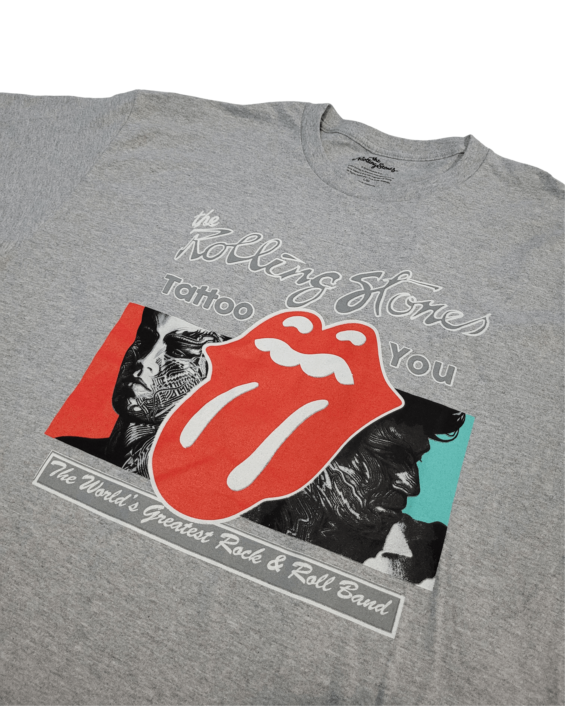 The Rolling Stones The Rolling Stones Tattoo You Light Grey Graphic T-Shirt Size US L / EU 52-54 / 3 - 2 Thumbnail
